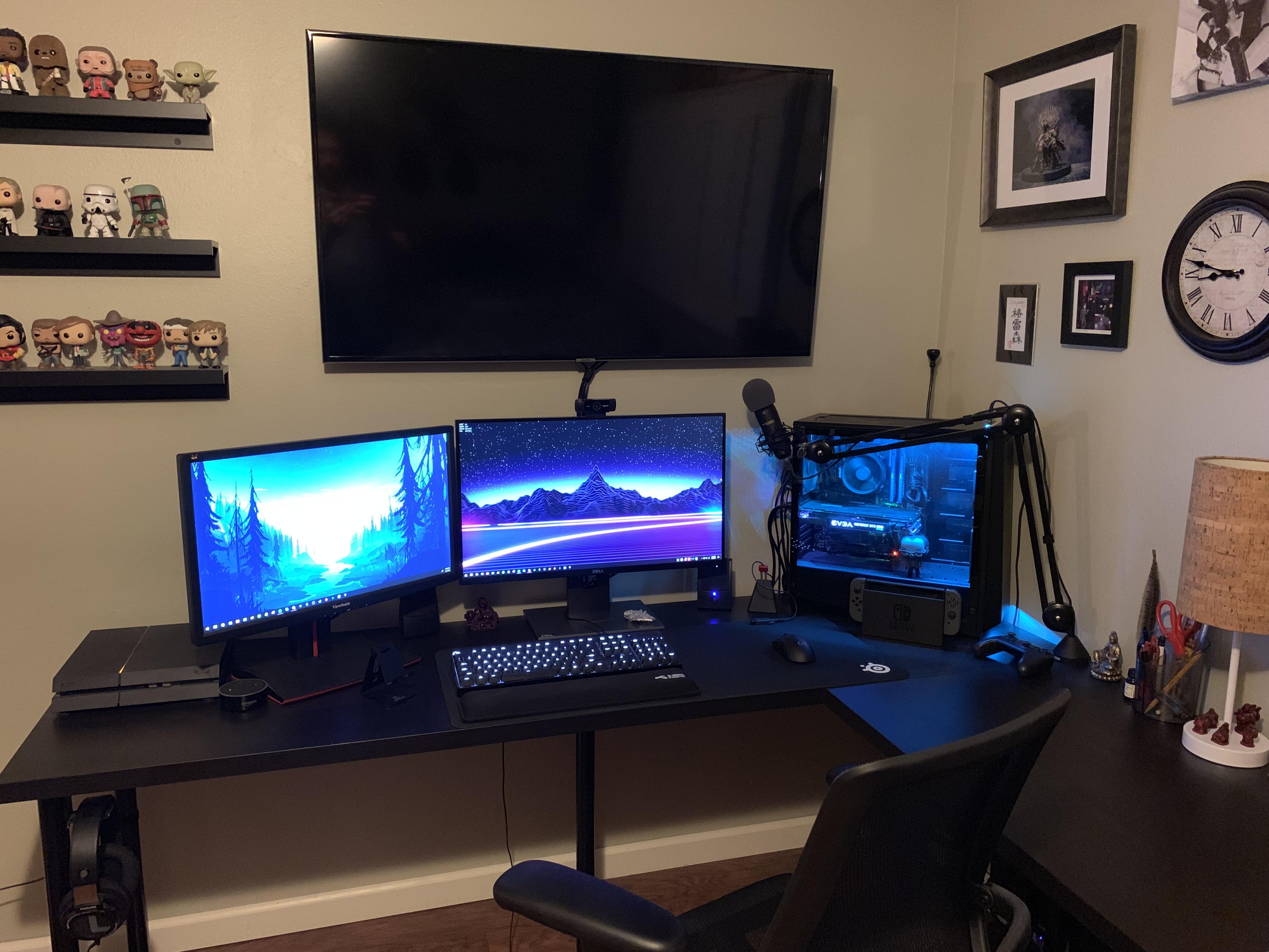 Updated setup 2.0: TV and tidying up : r/battlestations