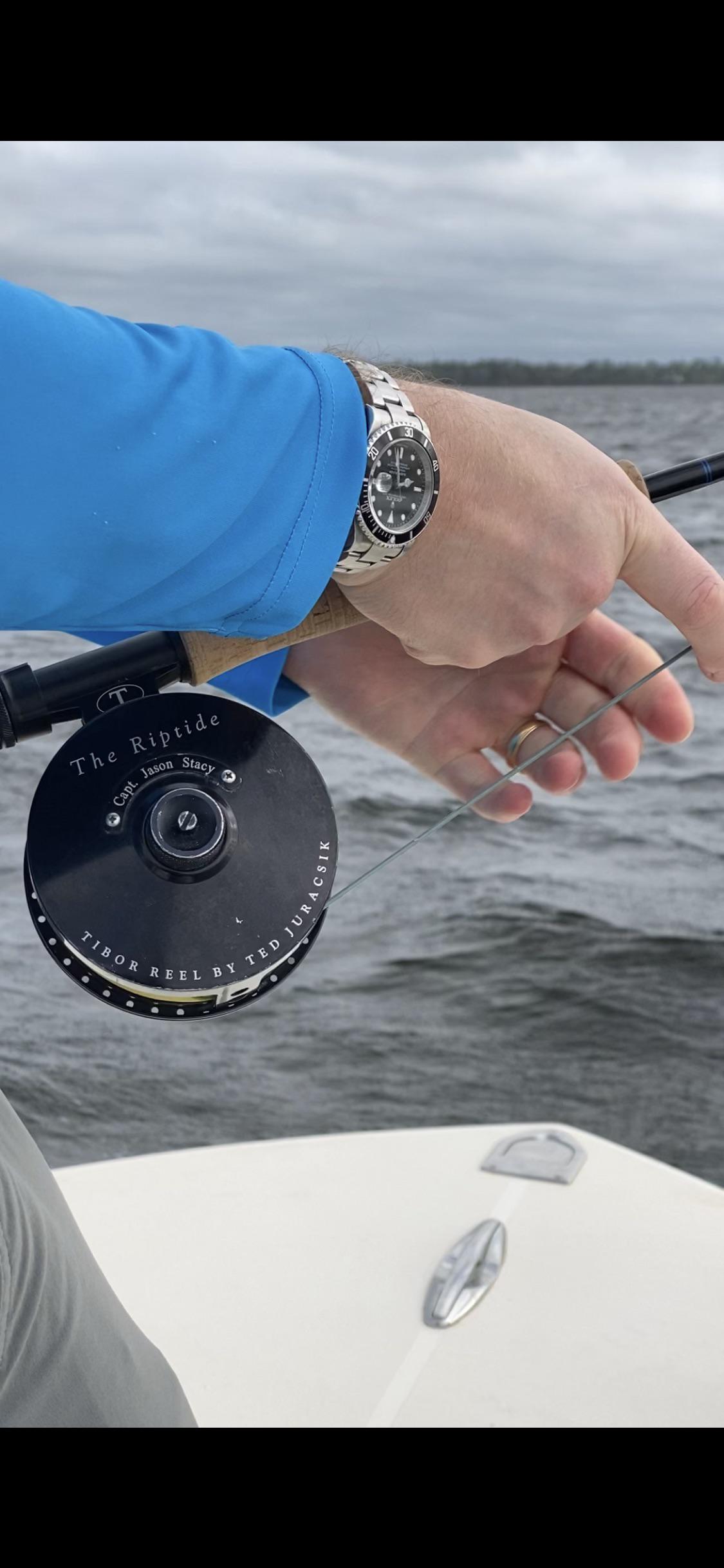 Fly fishing action shot, courtesy of the guide I was with r/rolex