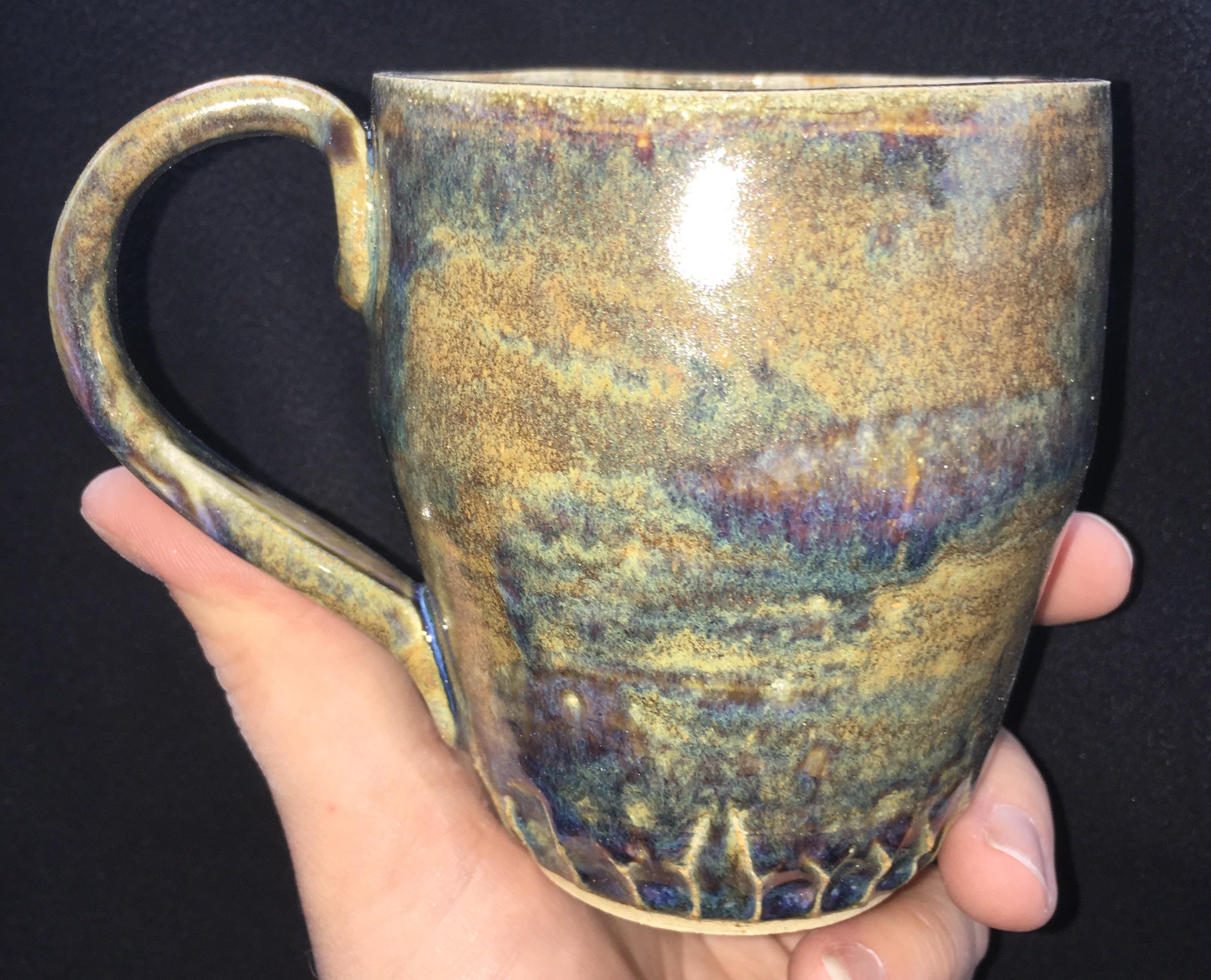 One of my favorites from my September 2017 firing [OC] Amaco high fire