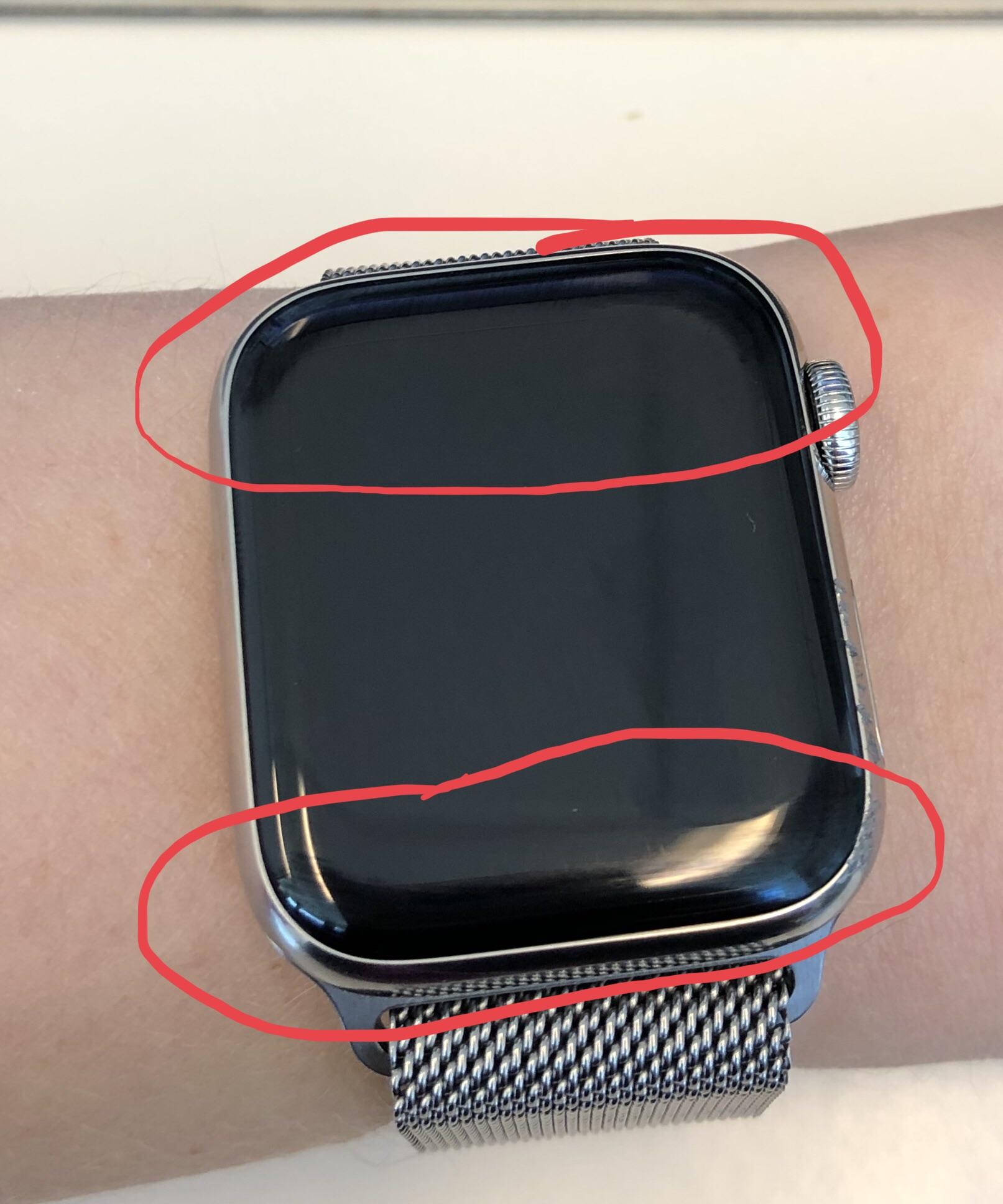 What could have caused these black discolorations on the top and bottom