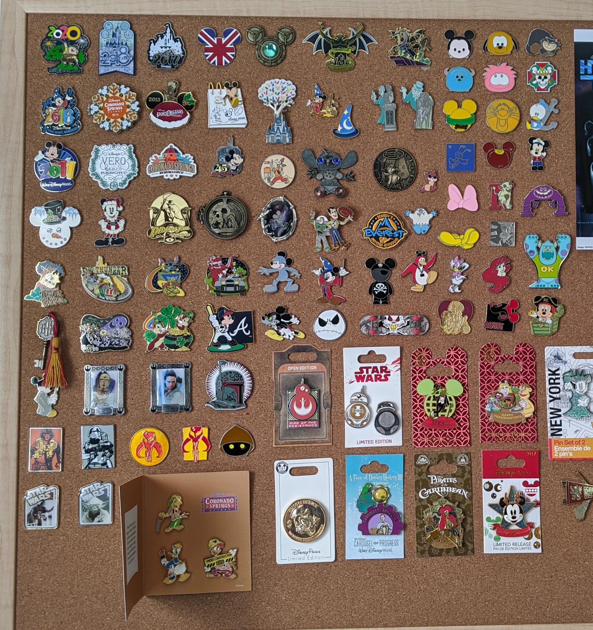 My Disney Pin collection of 10 years. r/DisneyPins