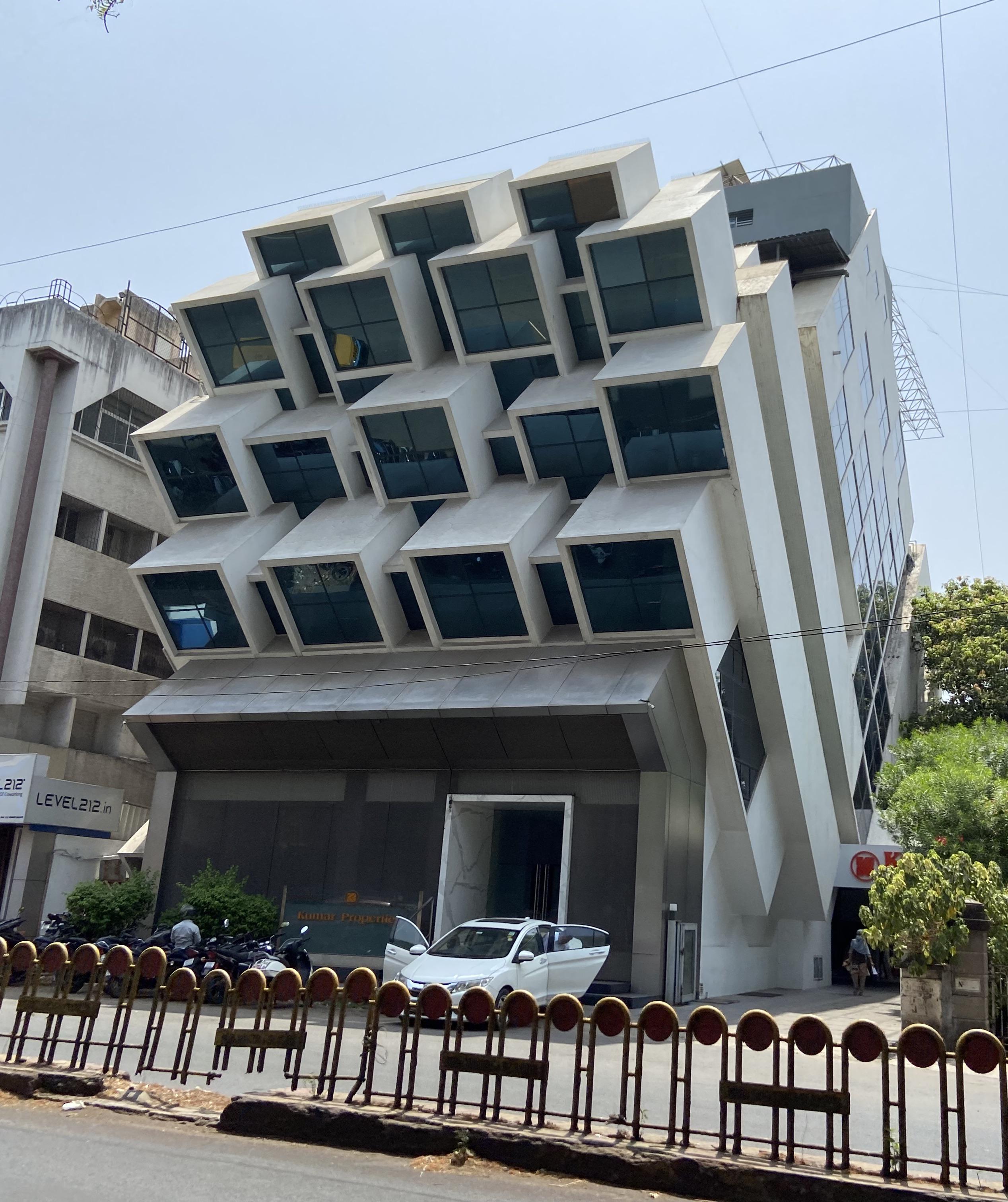 A commercial complex in M.G. Road,Pune. bizarrebuildings