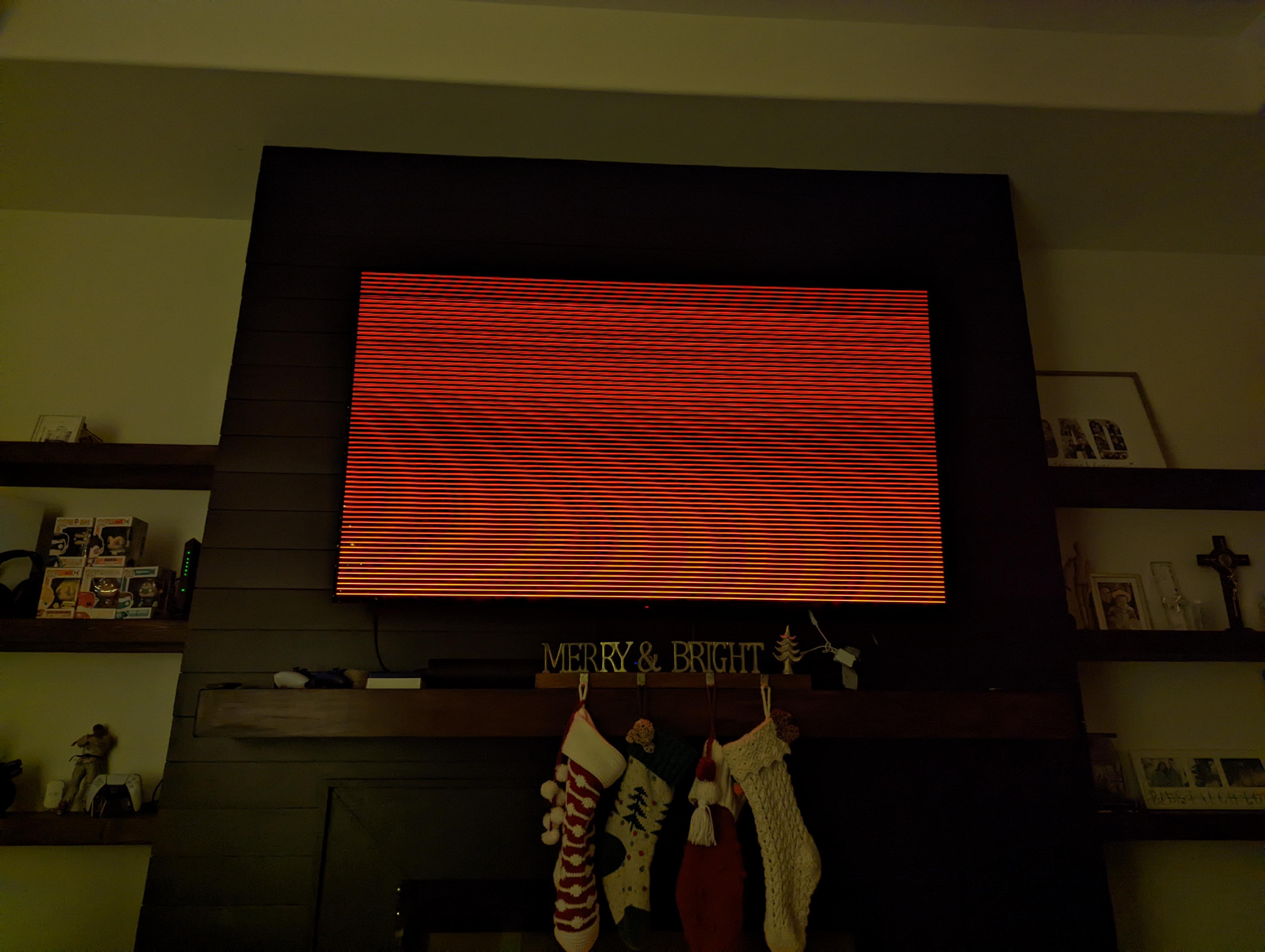 LG C1 every now and then will show this screen while playing PS5 and