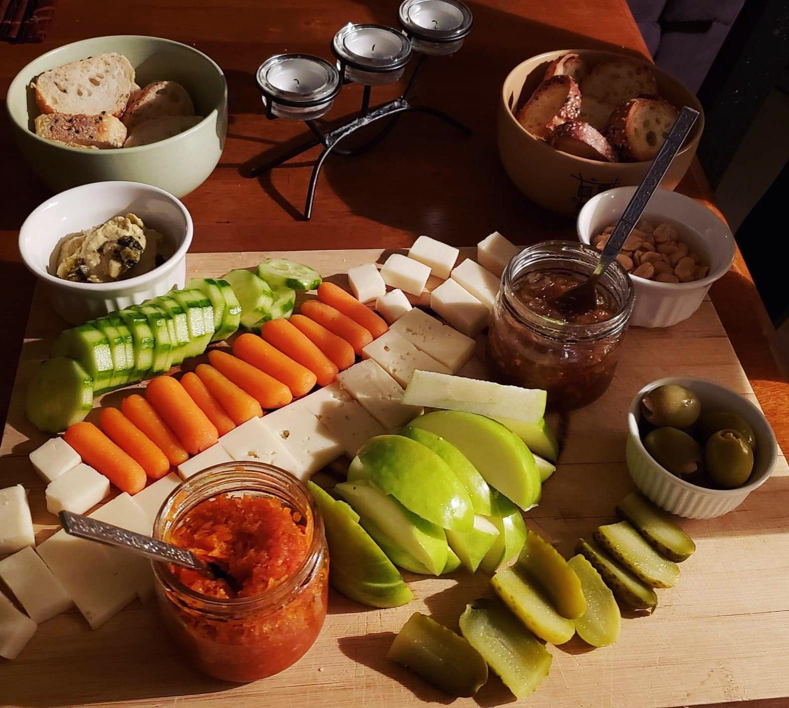 Closest thing to a charcuterie board I’ve eaten during my pregnancy