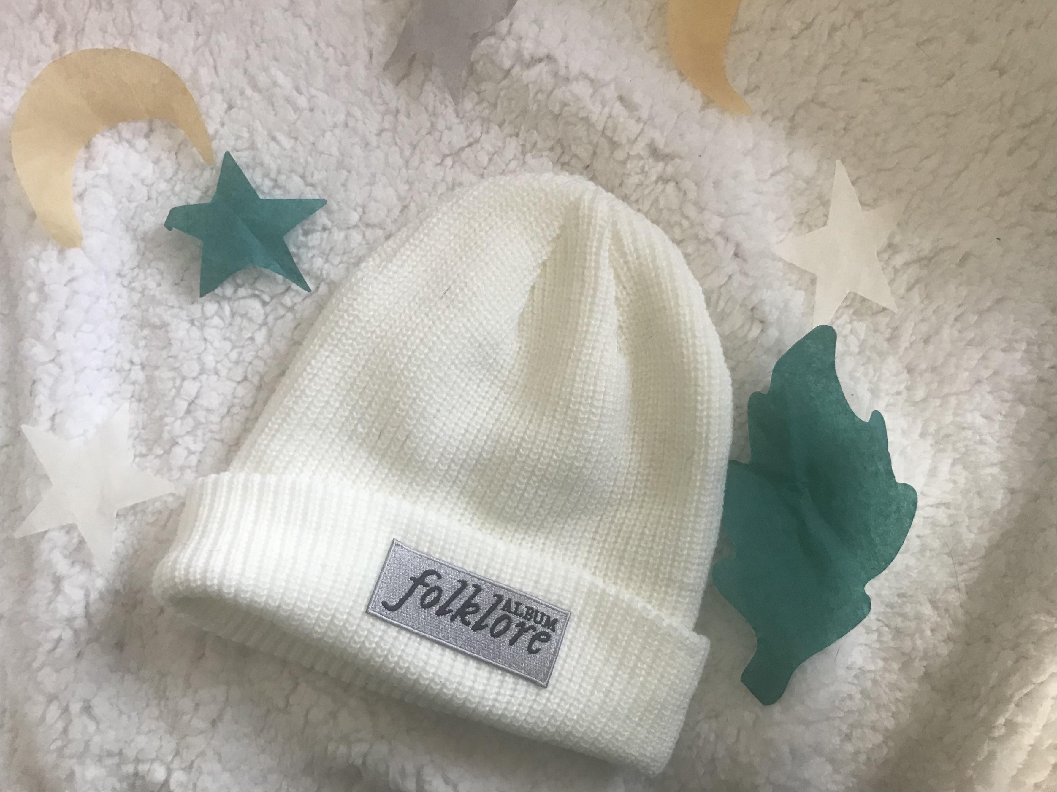 first look at the folklore beanie r/TaylorSwiftMerch