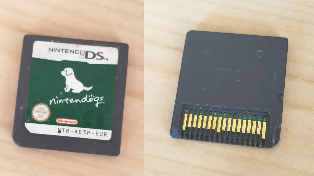 Found this Nintendogs DS game cartridge in my old junk, I have no idea