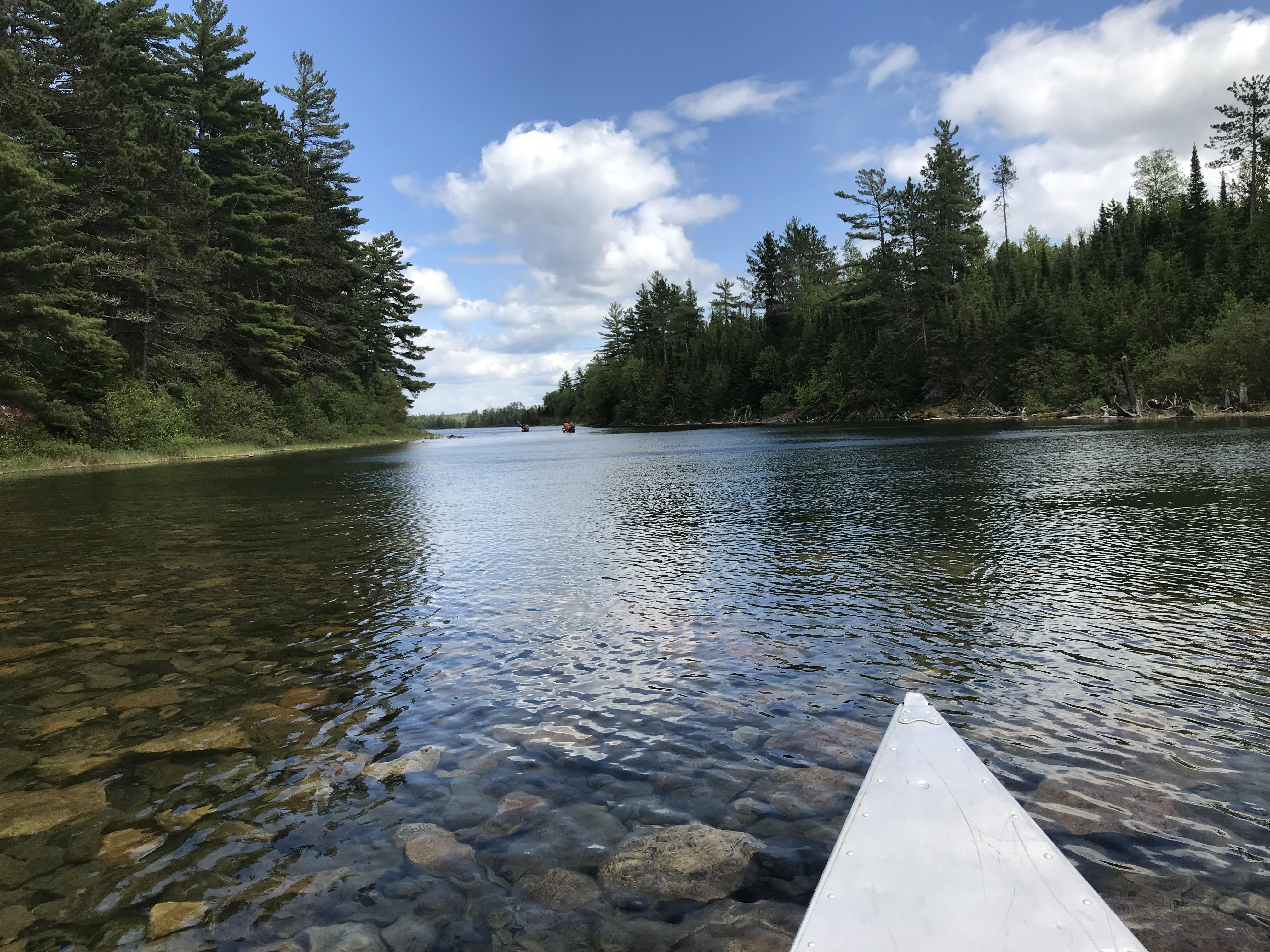 Knife Lake, up in the BWCA r/canoeing