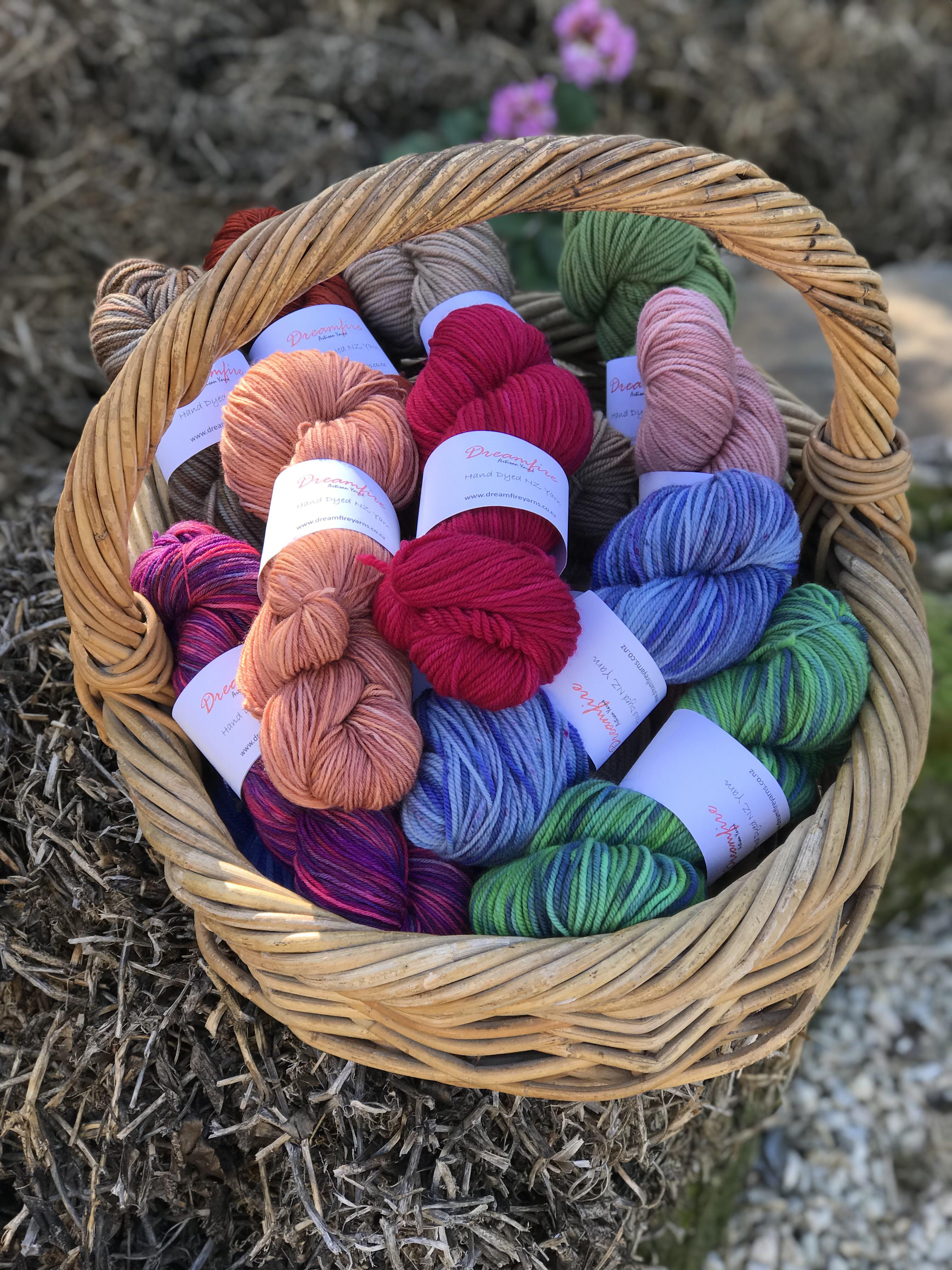 Looking at different ways to display our yarns. Love to experiment