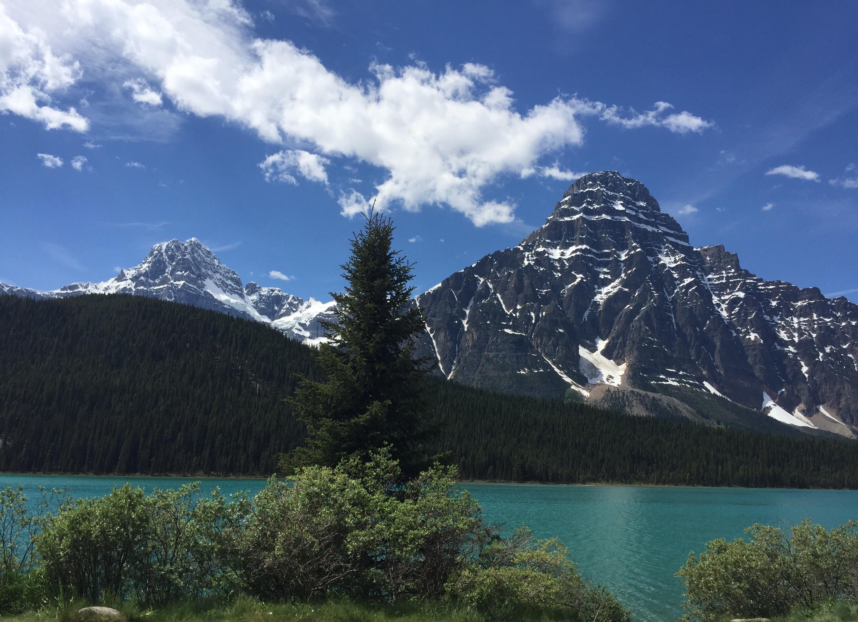Waterfowl Lakes. Banff National Park, AB, Canada [1334X750] [OC] r