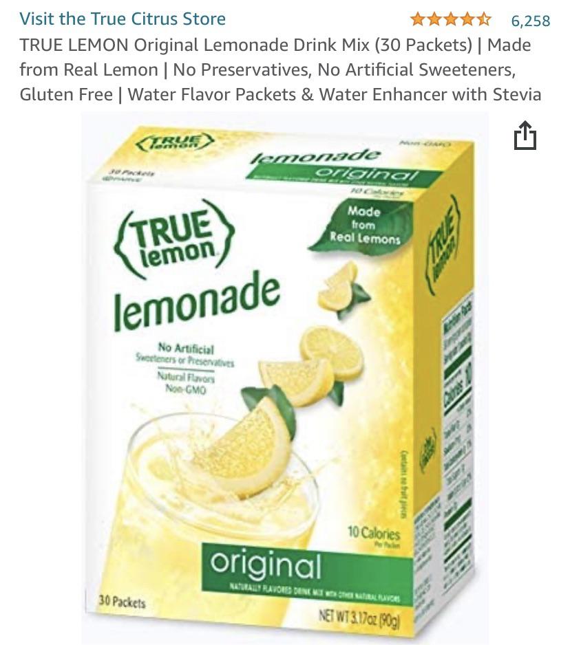 Thoughts on TRUE lemonade to prevent kidney stones? And any thoughts on