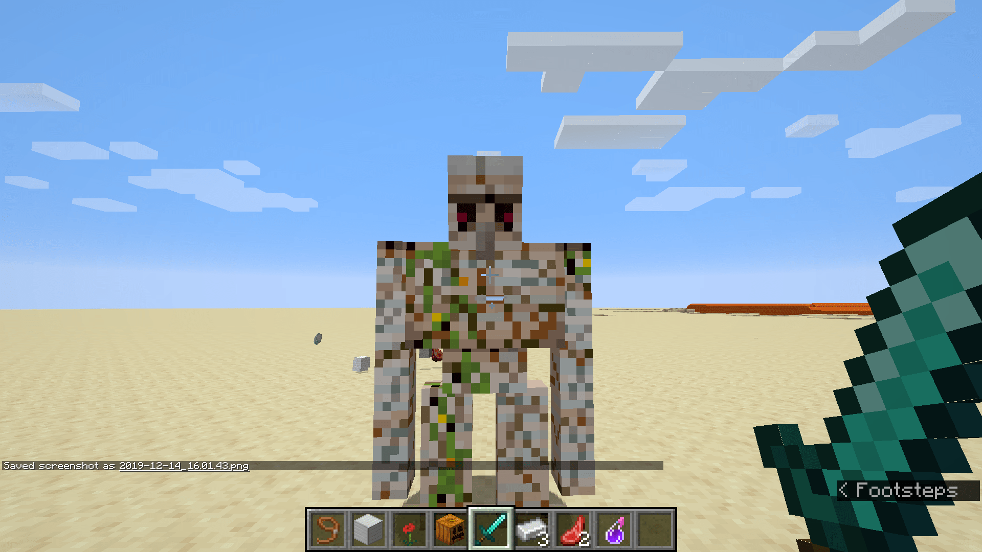 When an iron golem gets damaged it begins to rust r/Minecraft