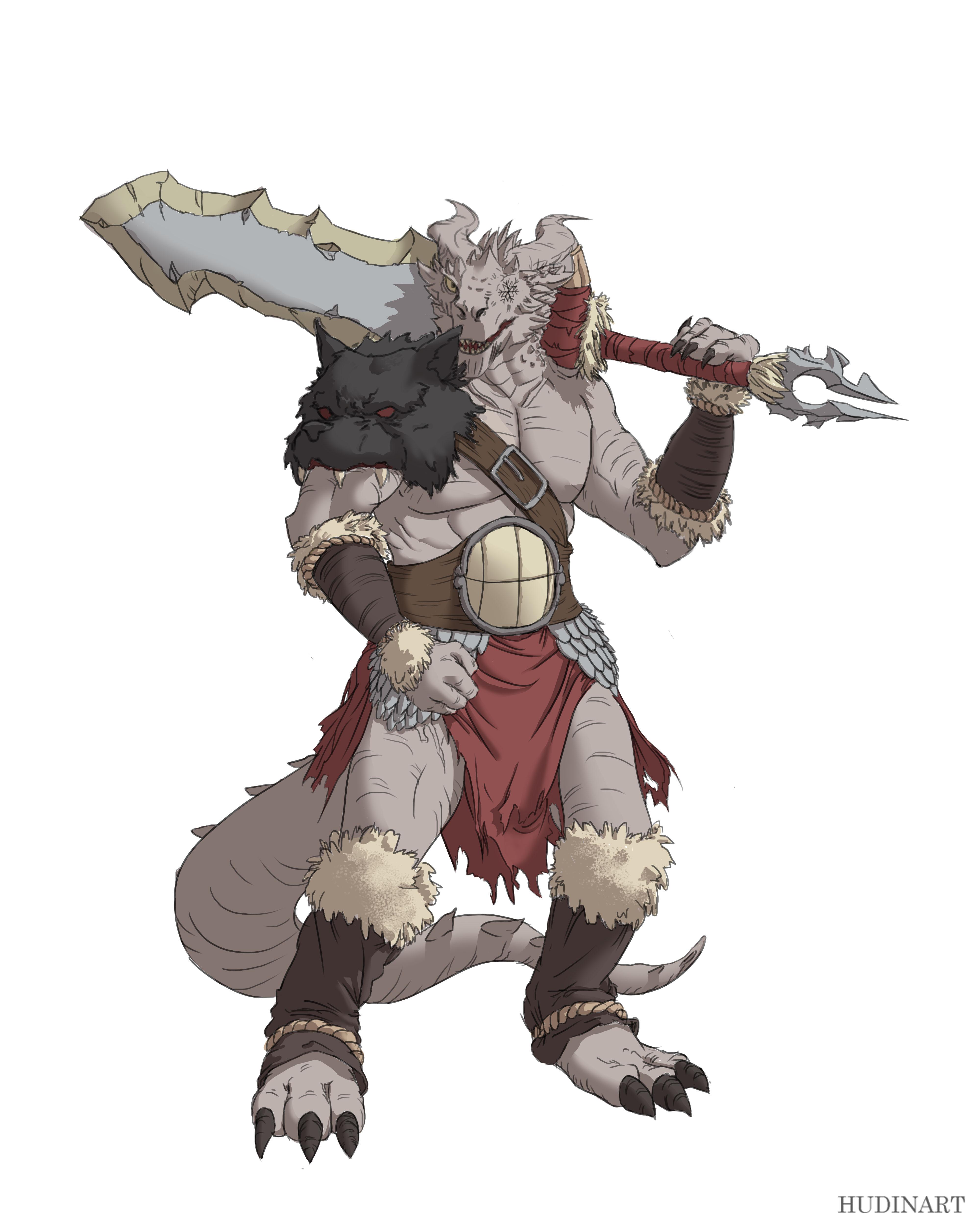 [Art] Barbarian dragonborn r/DnD