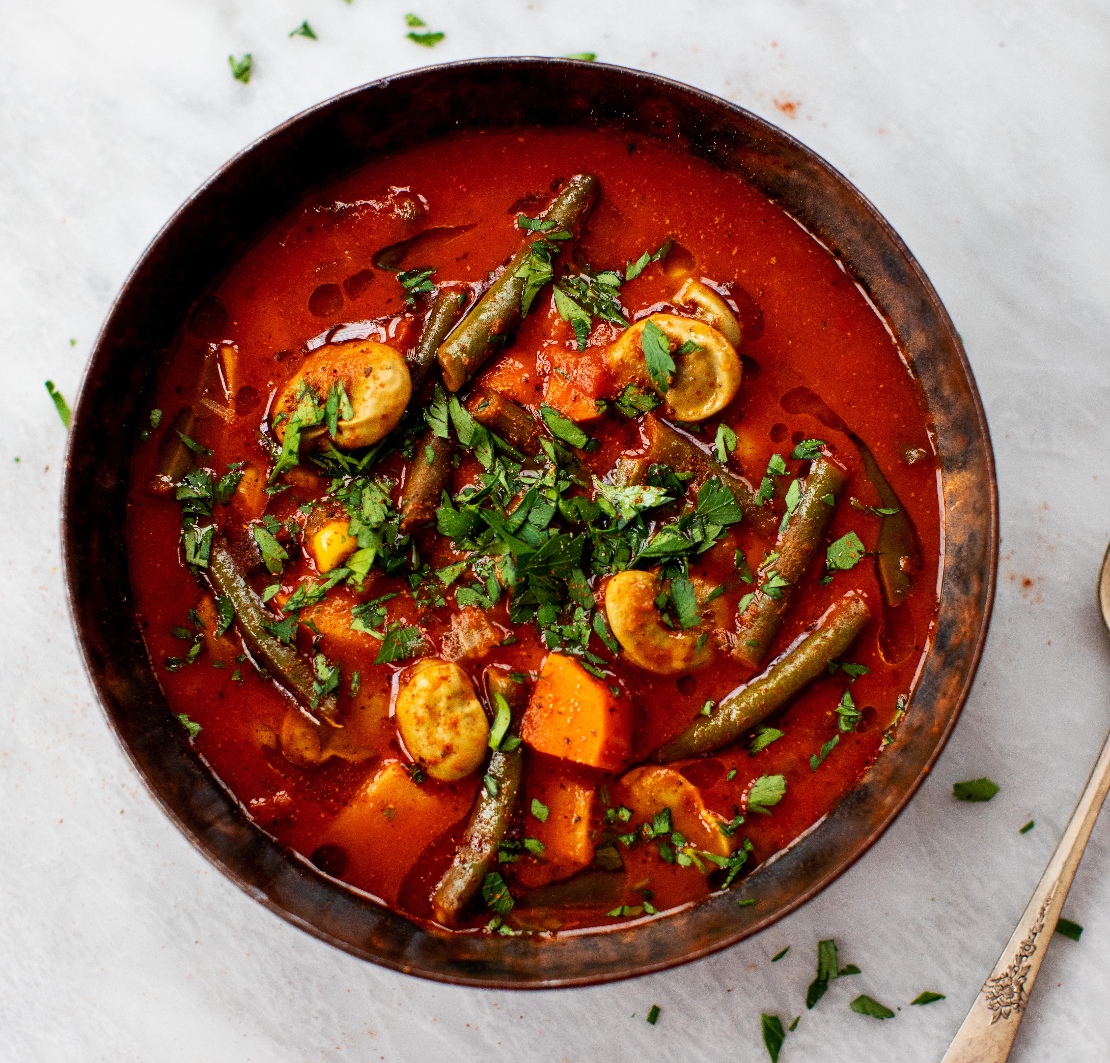 Harissa Spiced Vegetable Soup r/recipes