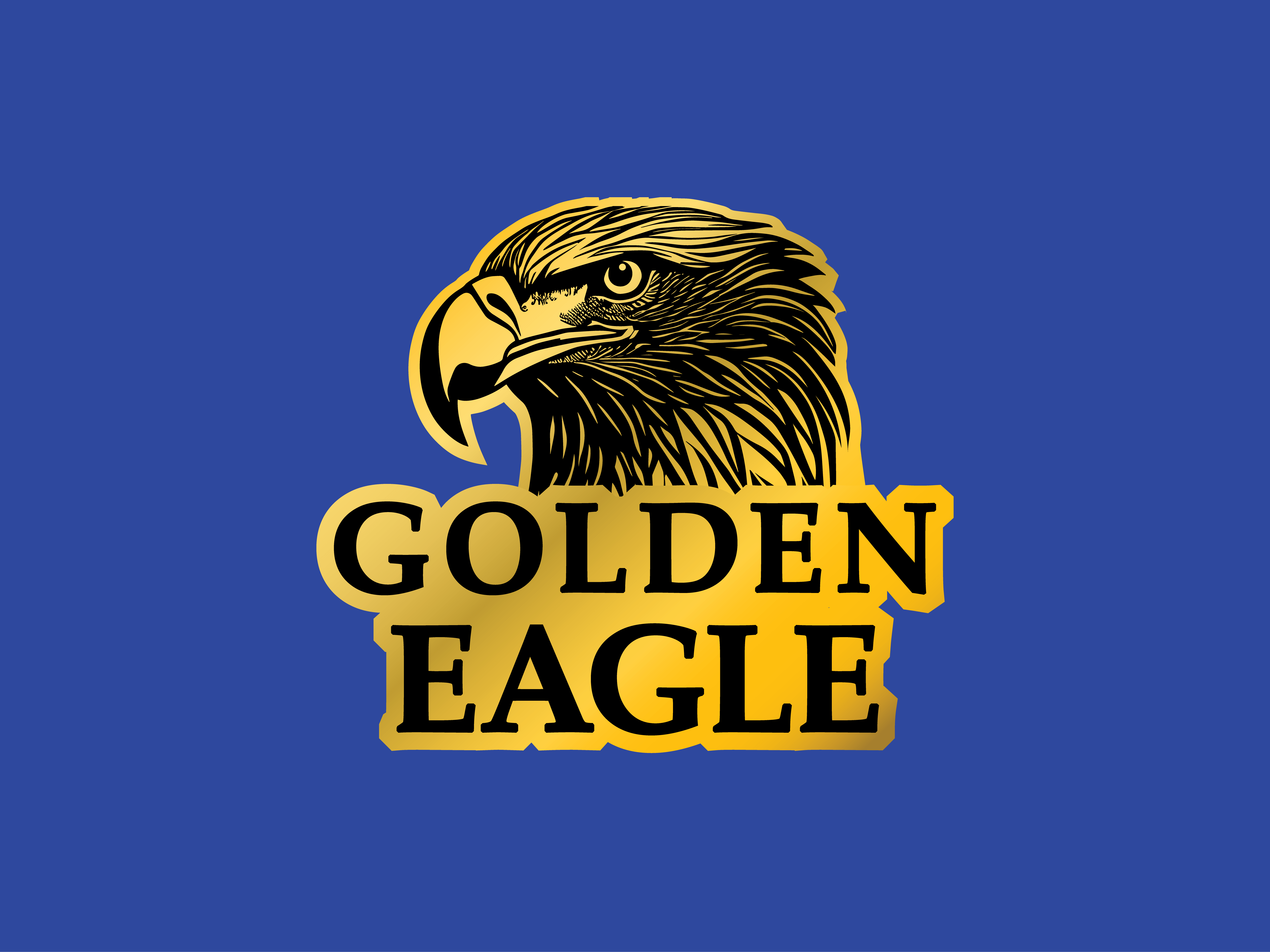 GOLDEN EAGLE Logo concept. I did it just for practice. r