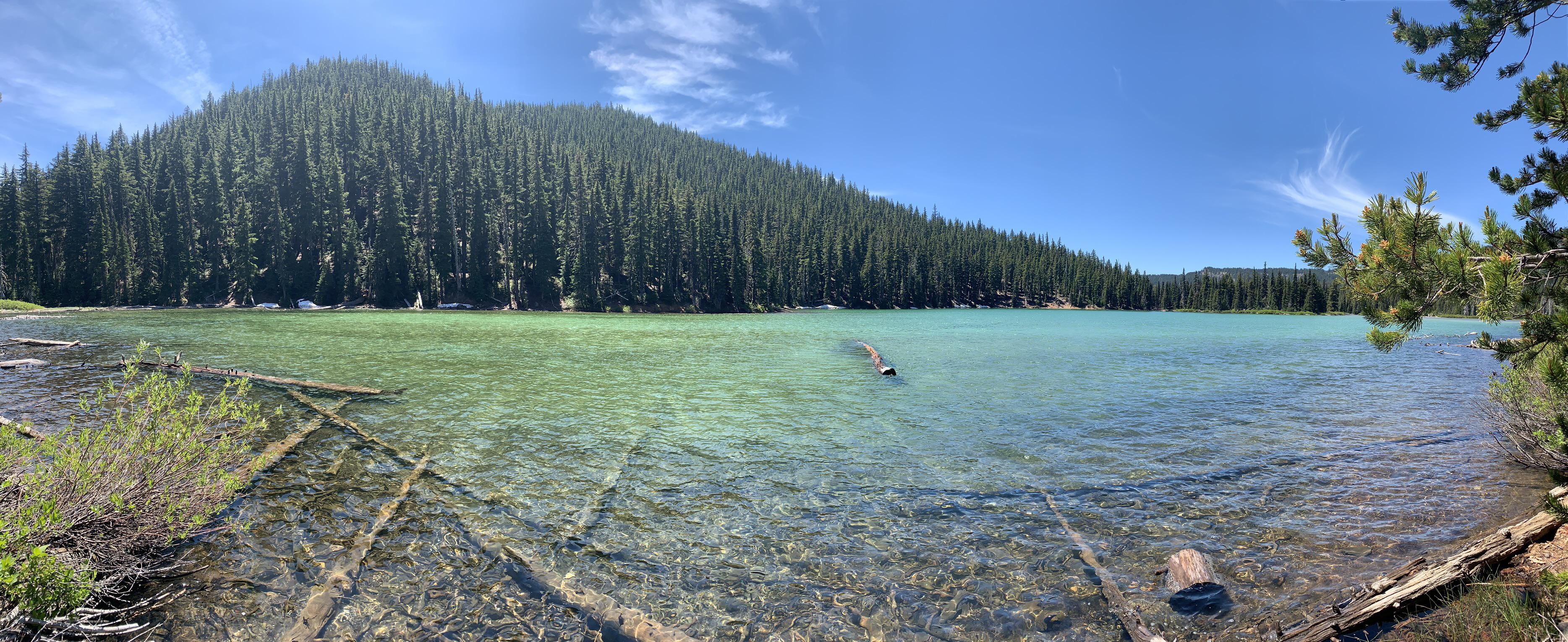 Devils Lake, as seen from the Cascade Lakes Highway near Bend, Oregon