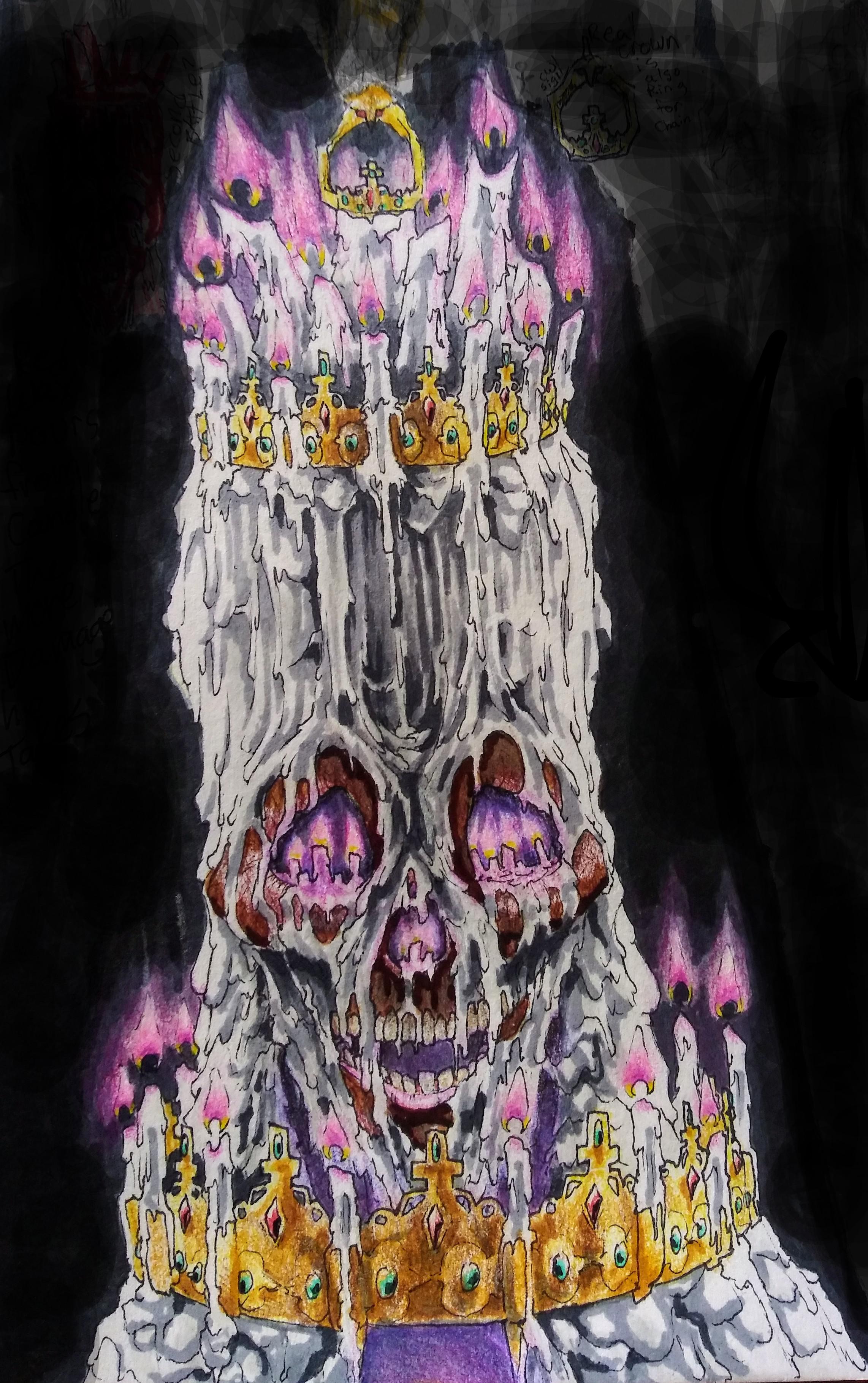 The Candle King. (Work in progress) r/ImaginaryMonsters