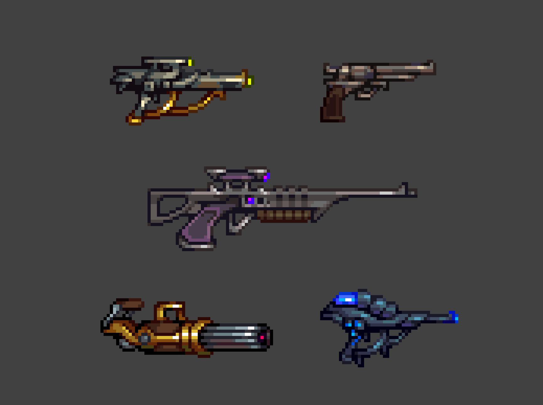 I made some guns! r/Terraria