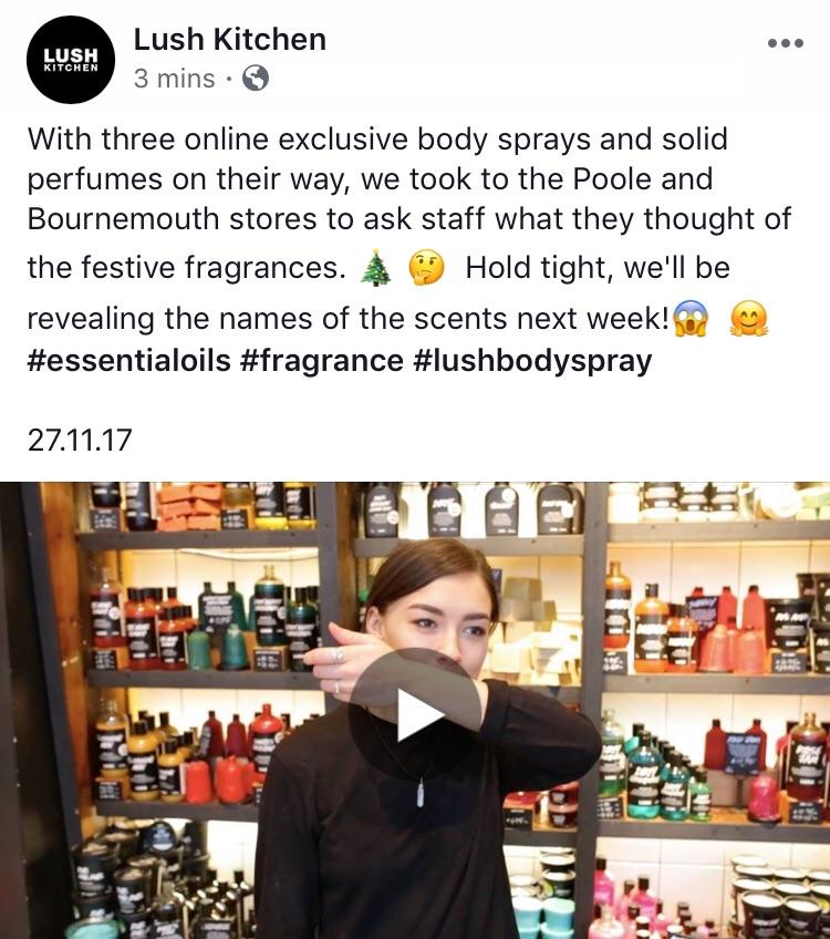 Lush Kitchen Three Exclusive Body Sprays & Solid Perfumes r