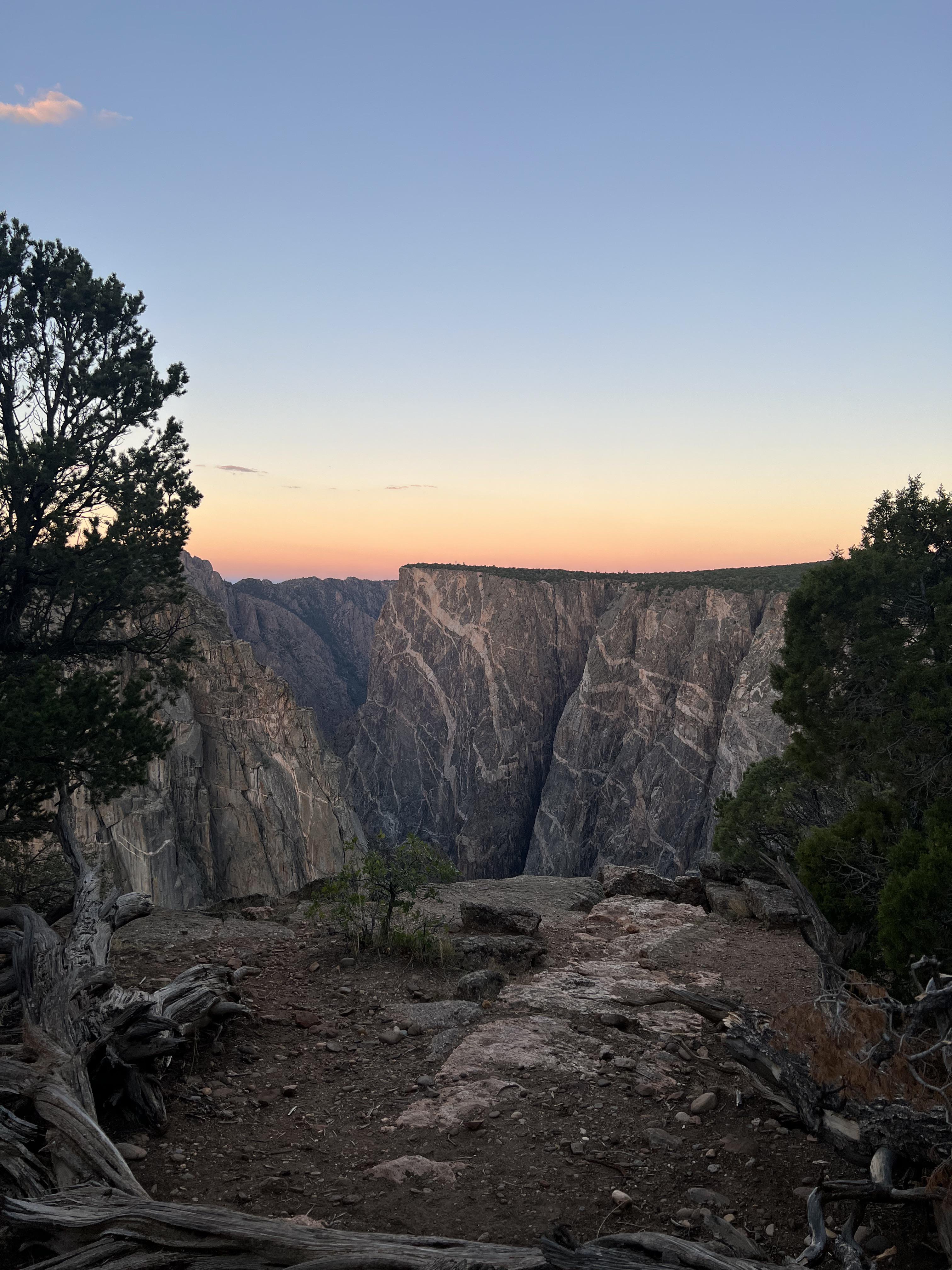 Black Canyon of the Gunnison North Rim campground. [3024×4032