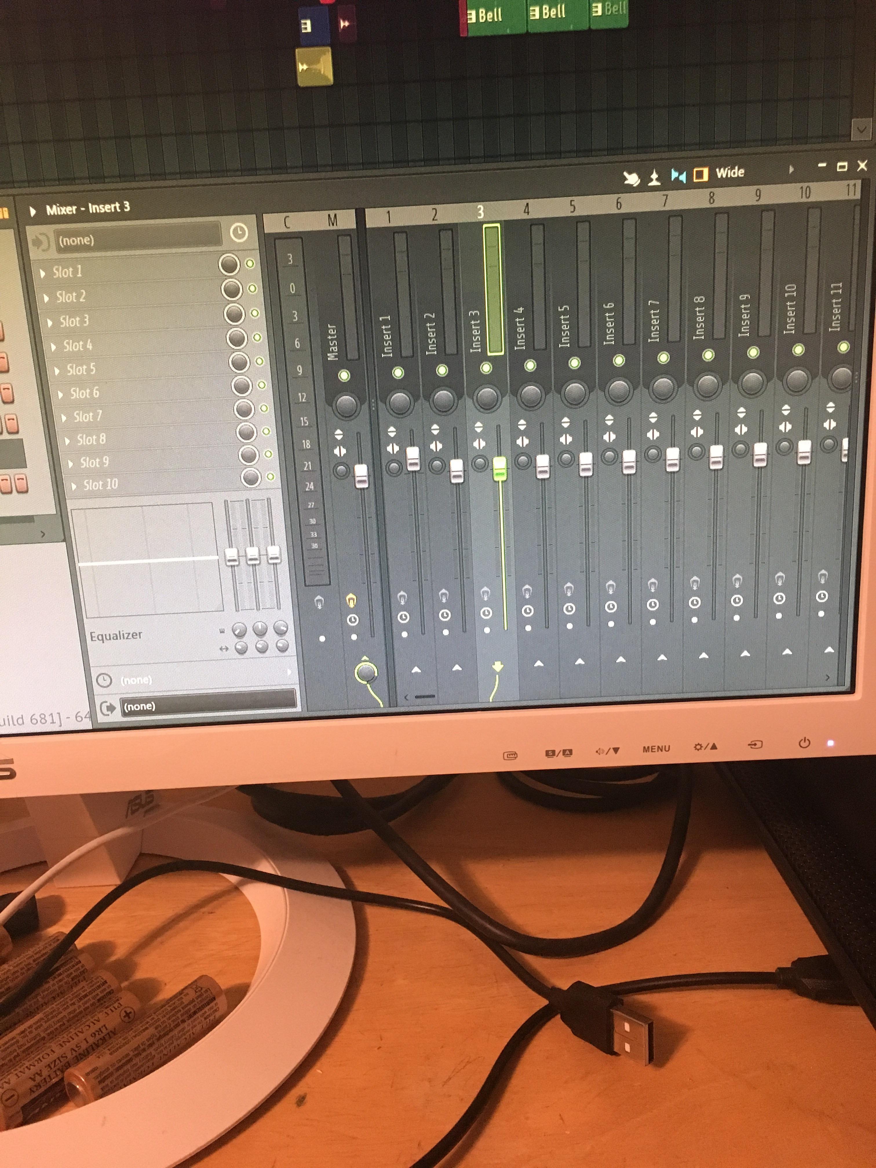 Mixer Cleared? I saved the file and came back a few days later and when