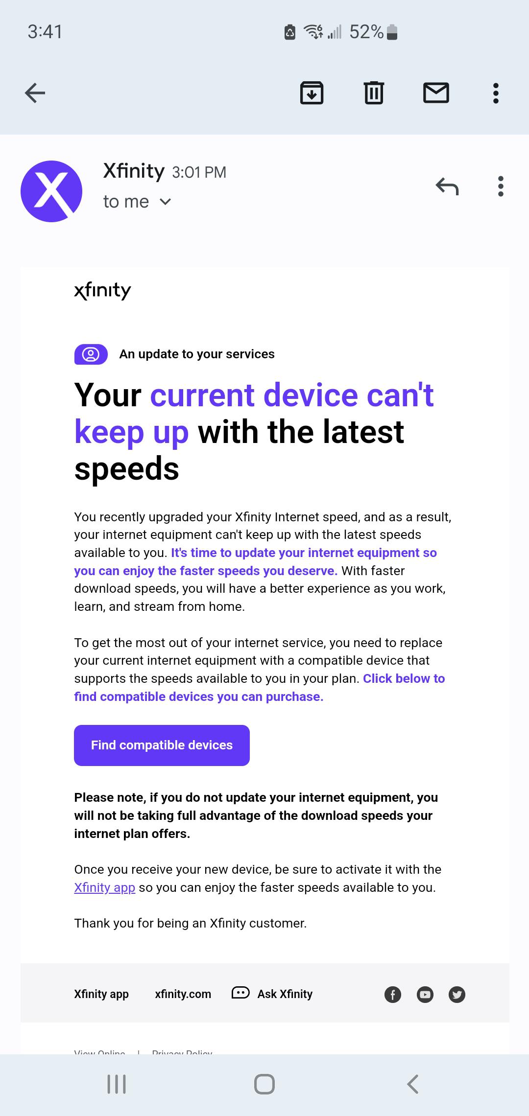 Xfinity Comcast Email Unable To Send Email With Outlook Because Of