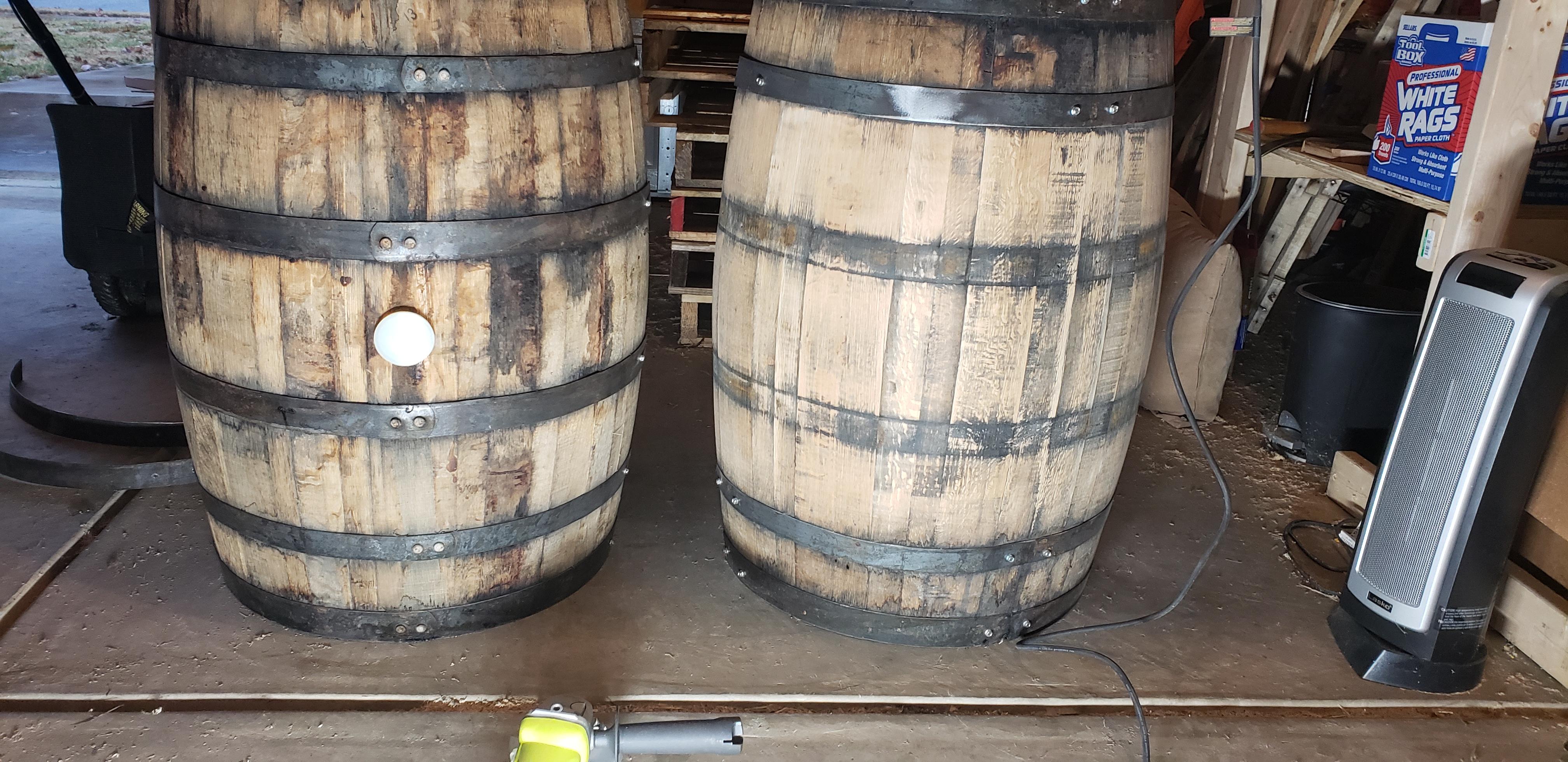 Need advise on refinishing these Bourbon Barrels! r/woodworking
