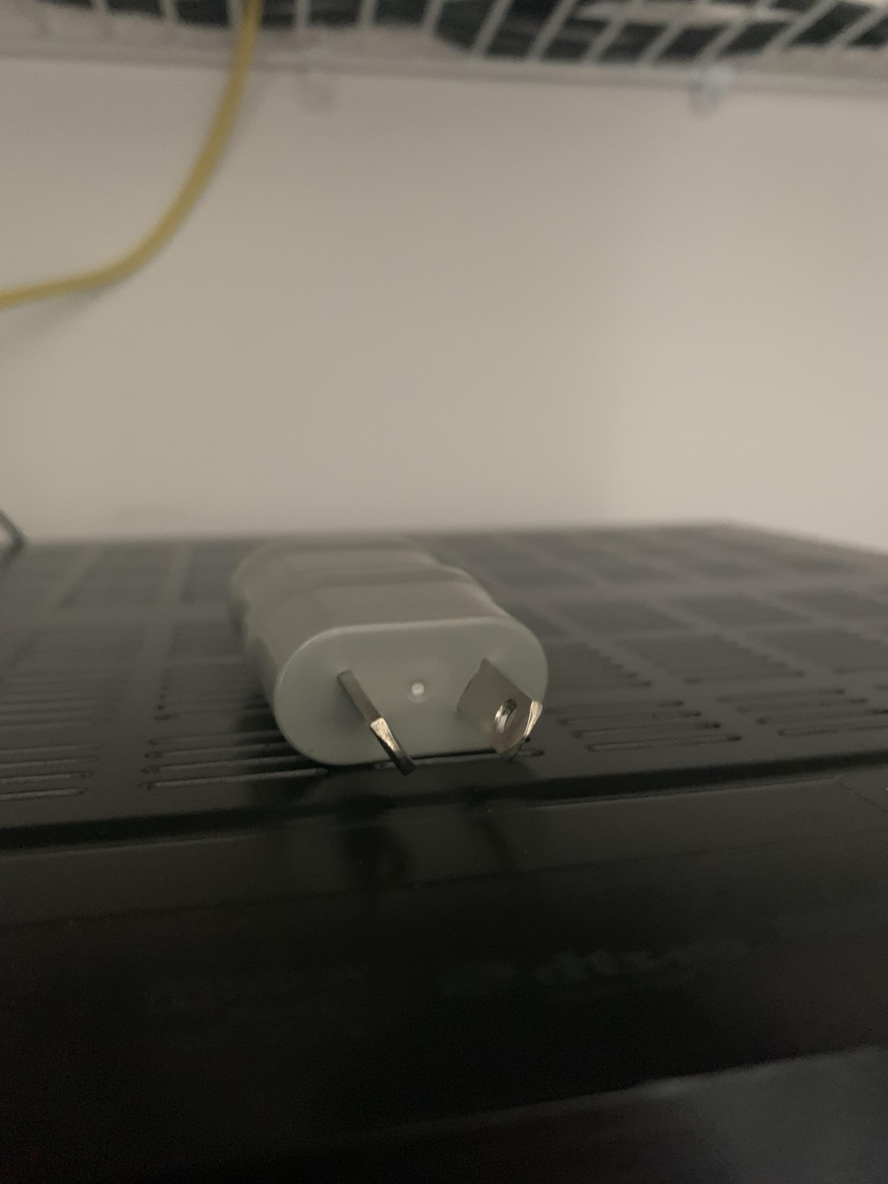 What is this weird plug that looks like the US one but isn't? r