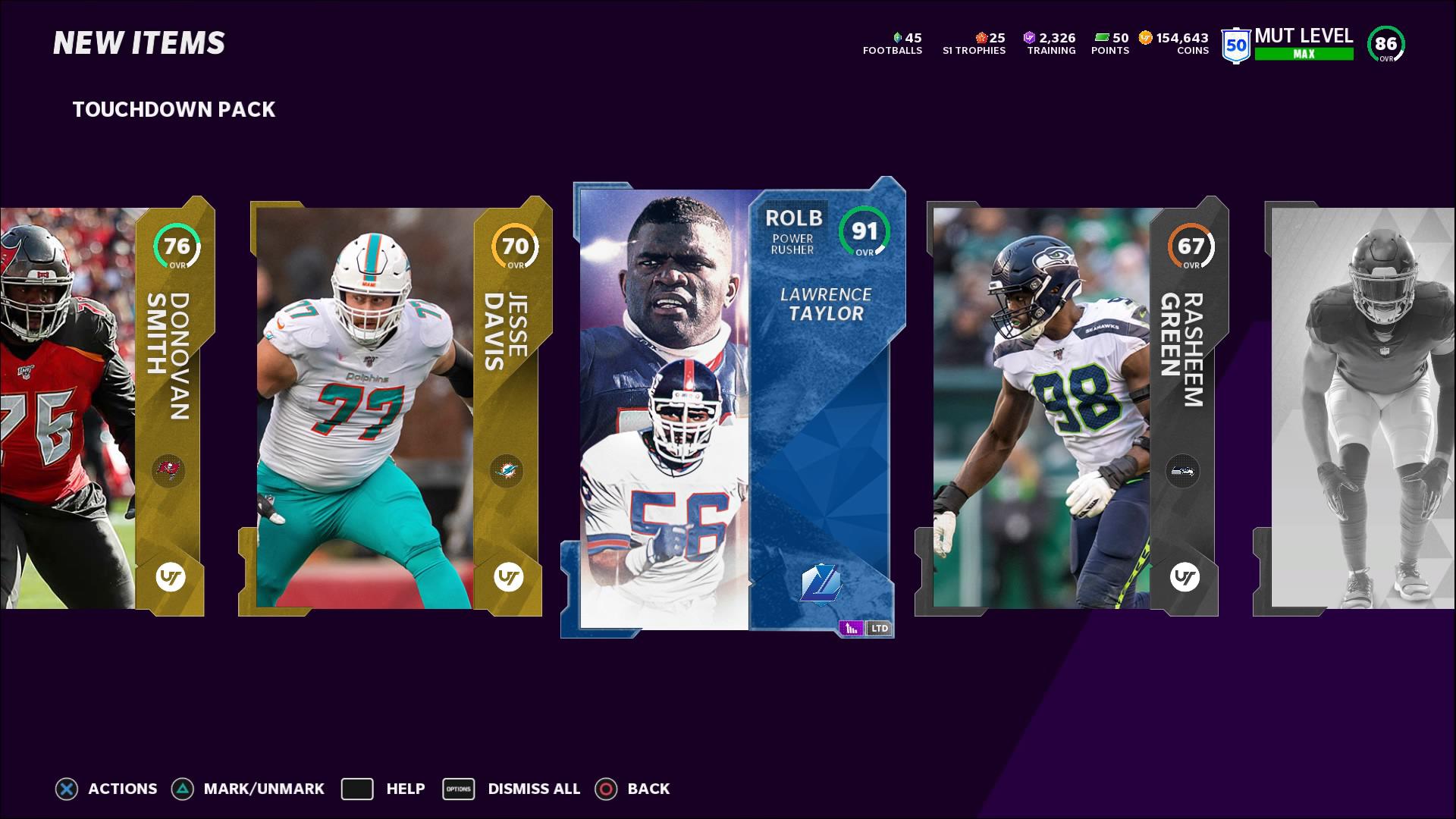 First limited in Madden 21 out of a touchdown pack r/MaddenUltimateTeam