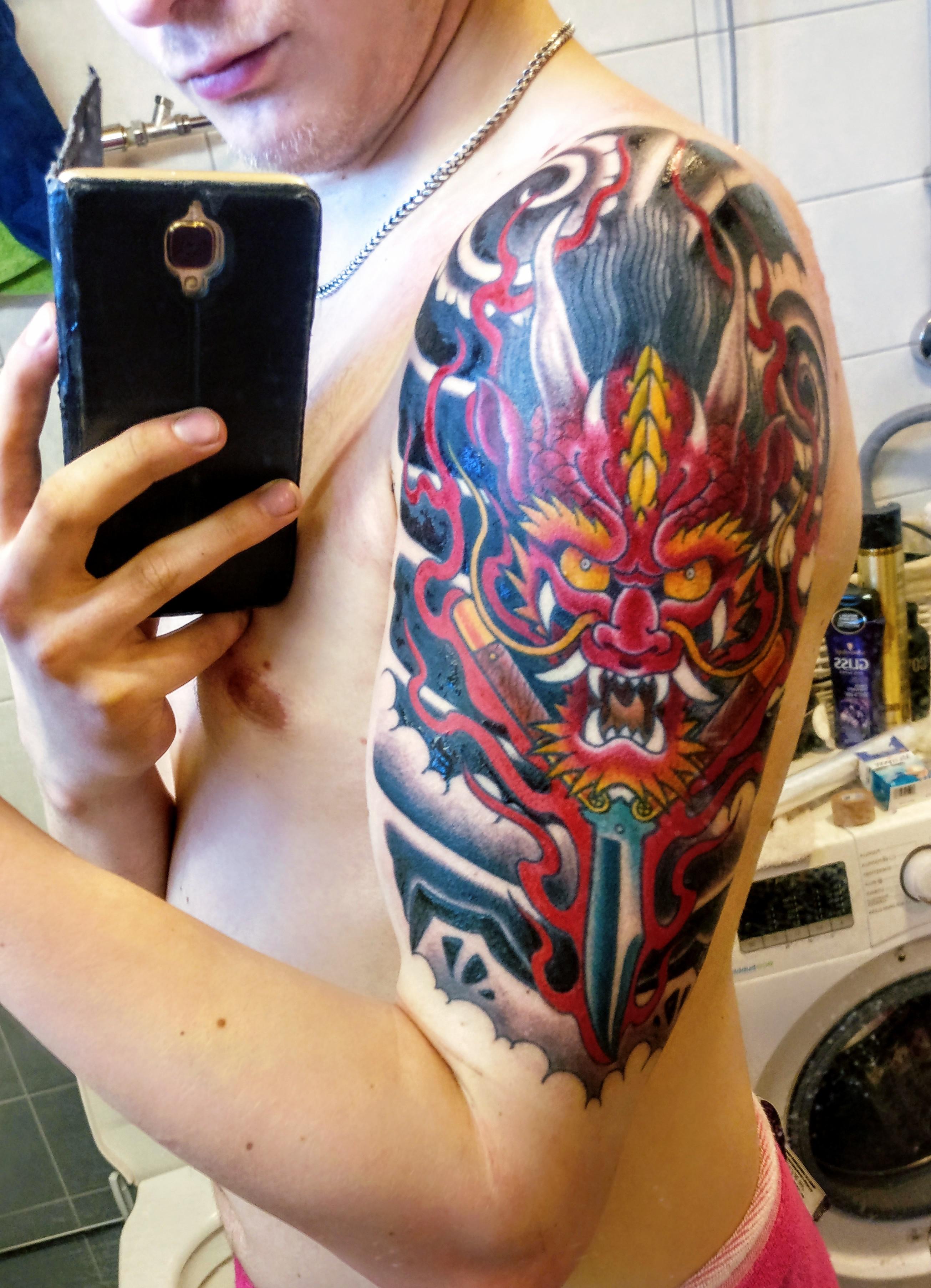 Finished Tattoo, what do you think? balisong
