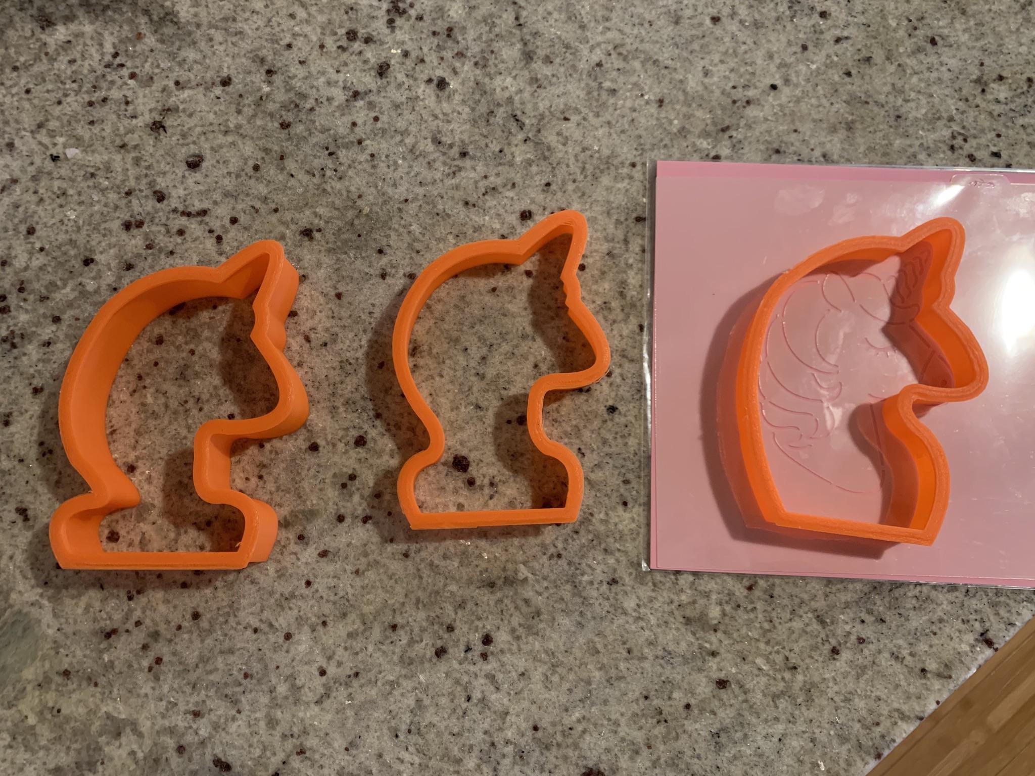 My favorite part about my husband’s 3D Printer is creating custom cookie cutters. Took a few