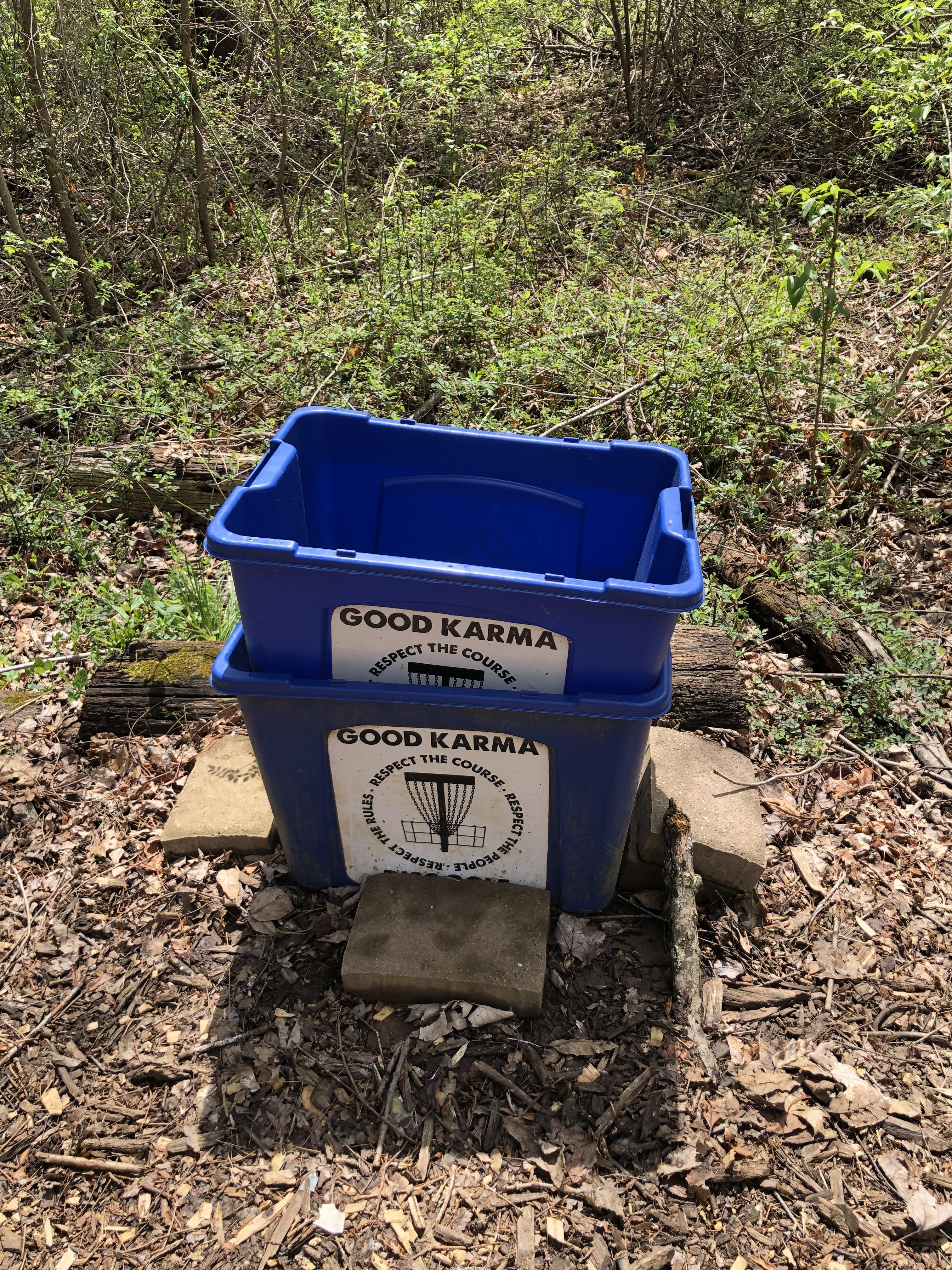 After seeing litter pics and trash on courses, it was refreshing seeing