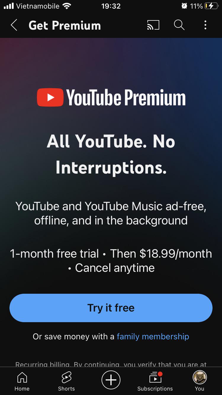 You have to pay for YouTube premium just to watch videos offline on