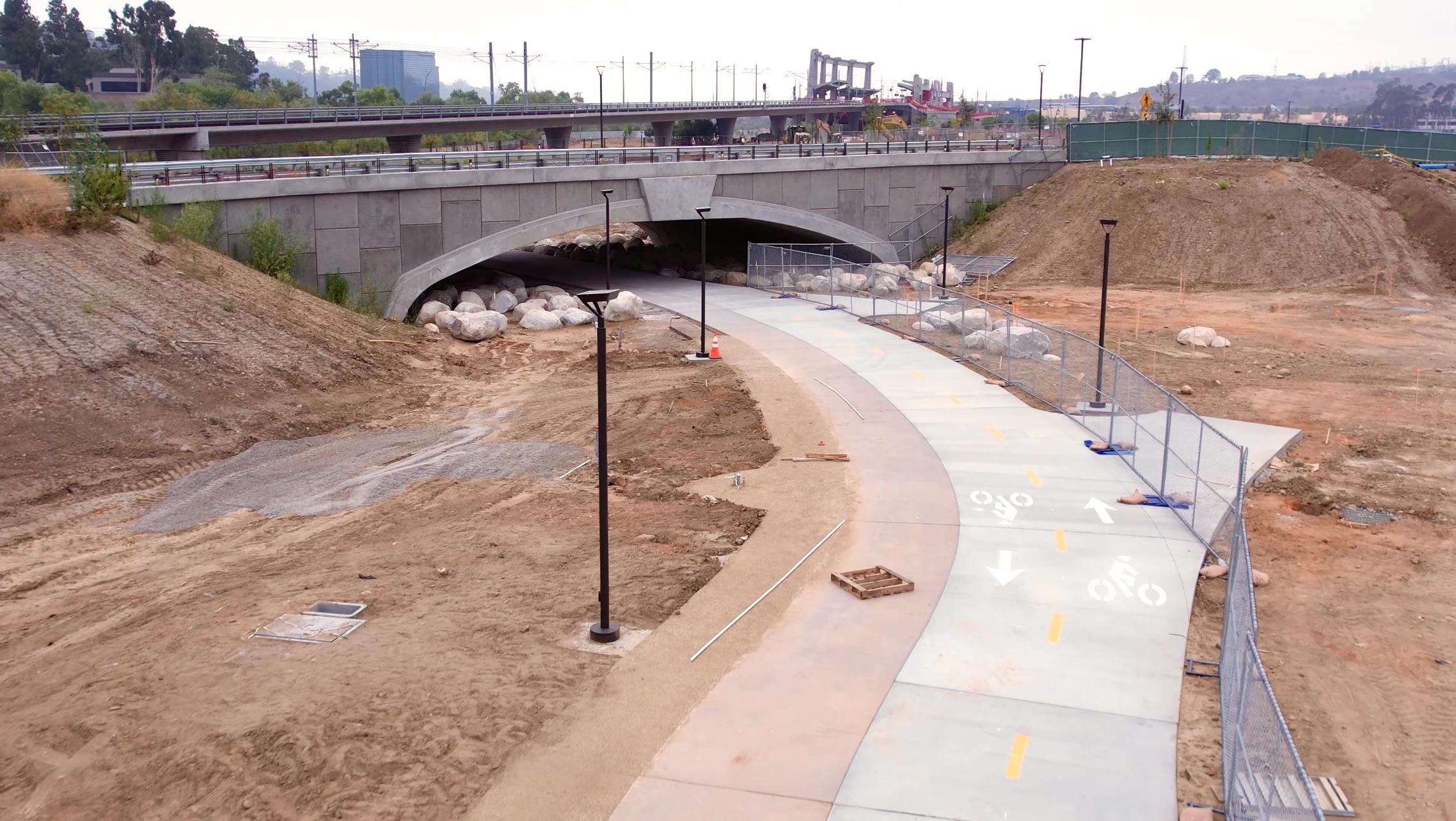 San Diego, CA River Park at SDSU Mission Valley (under construction