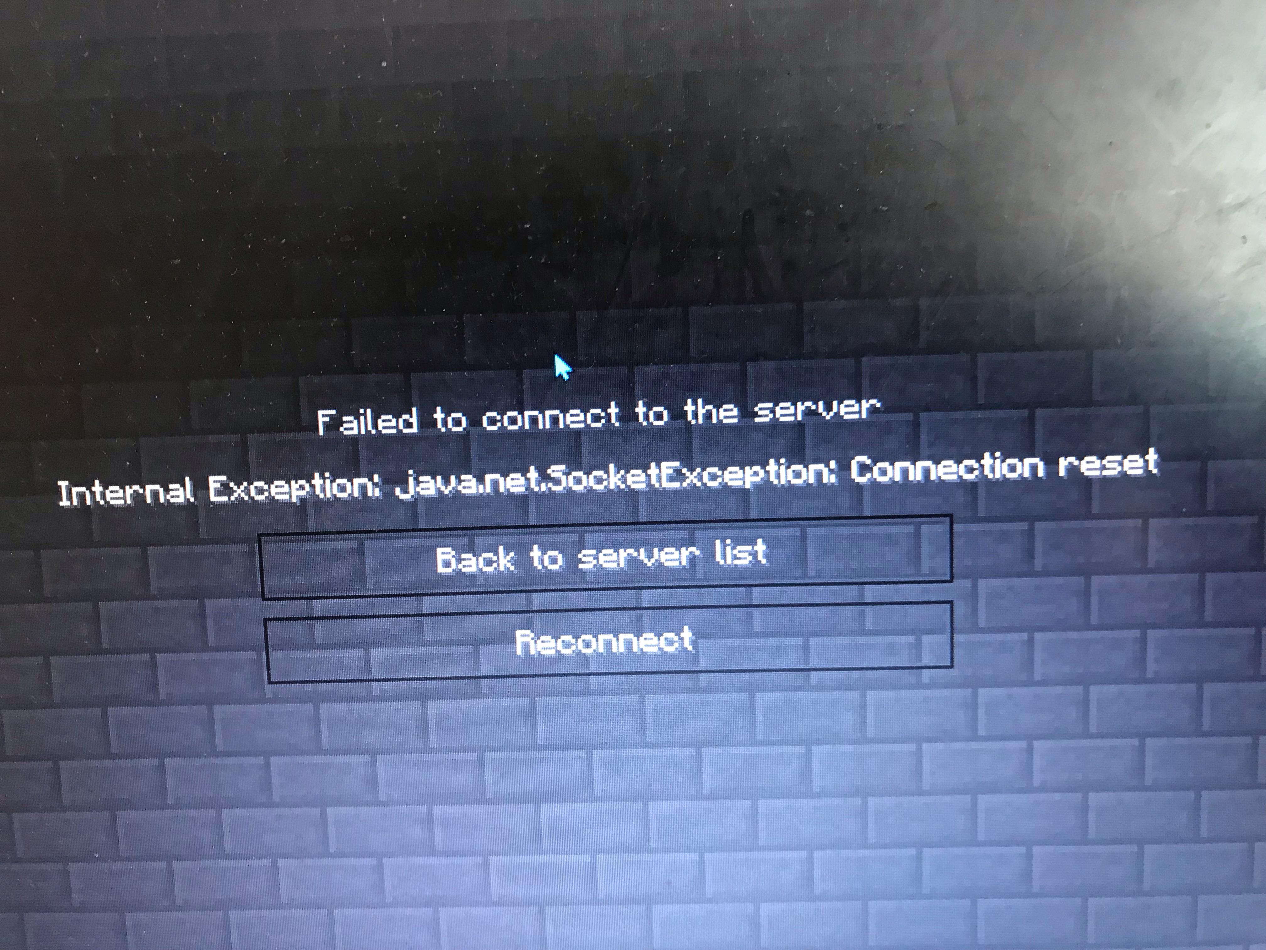 Anyone know why I can’t connect? I’ve restarted my laptop and connected