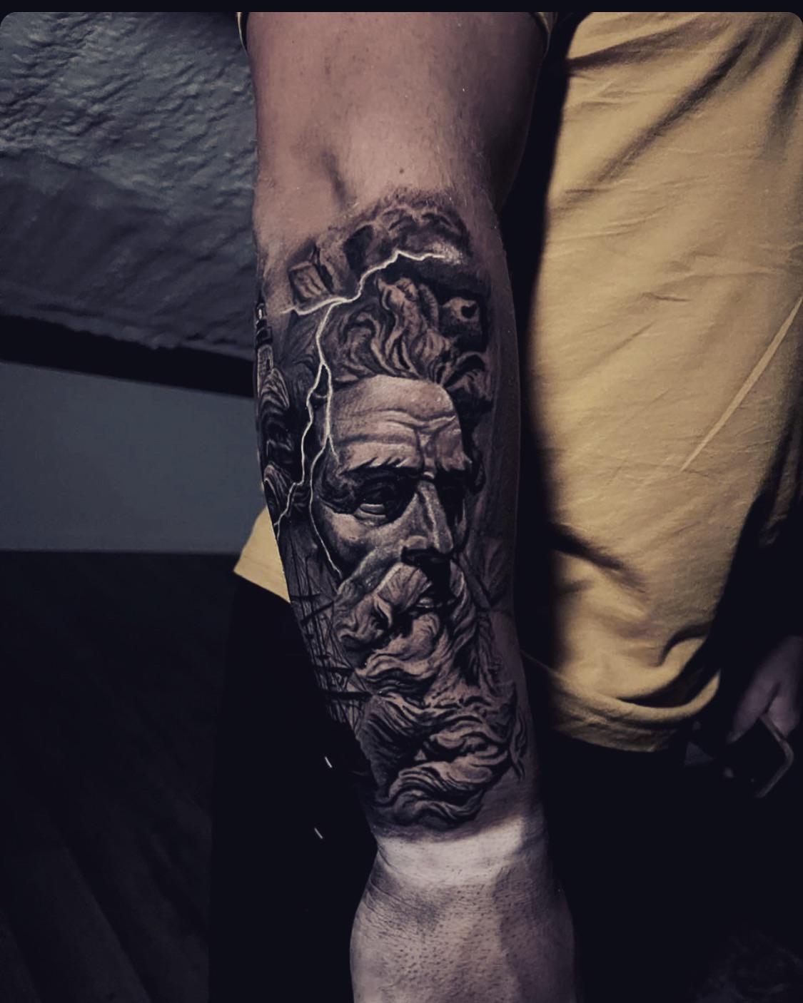 First tattoo and beginning of my greek god/goddess sleeve r/TattooDesigns