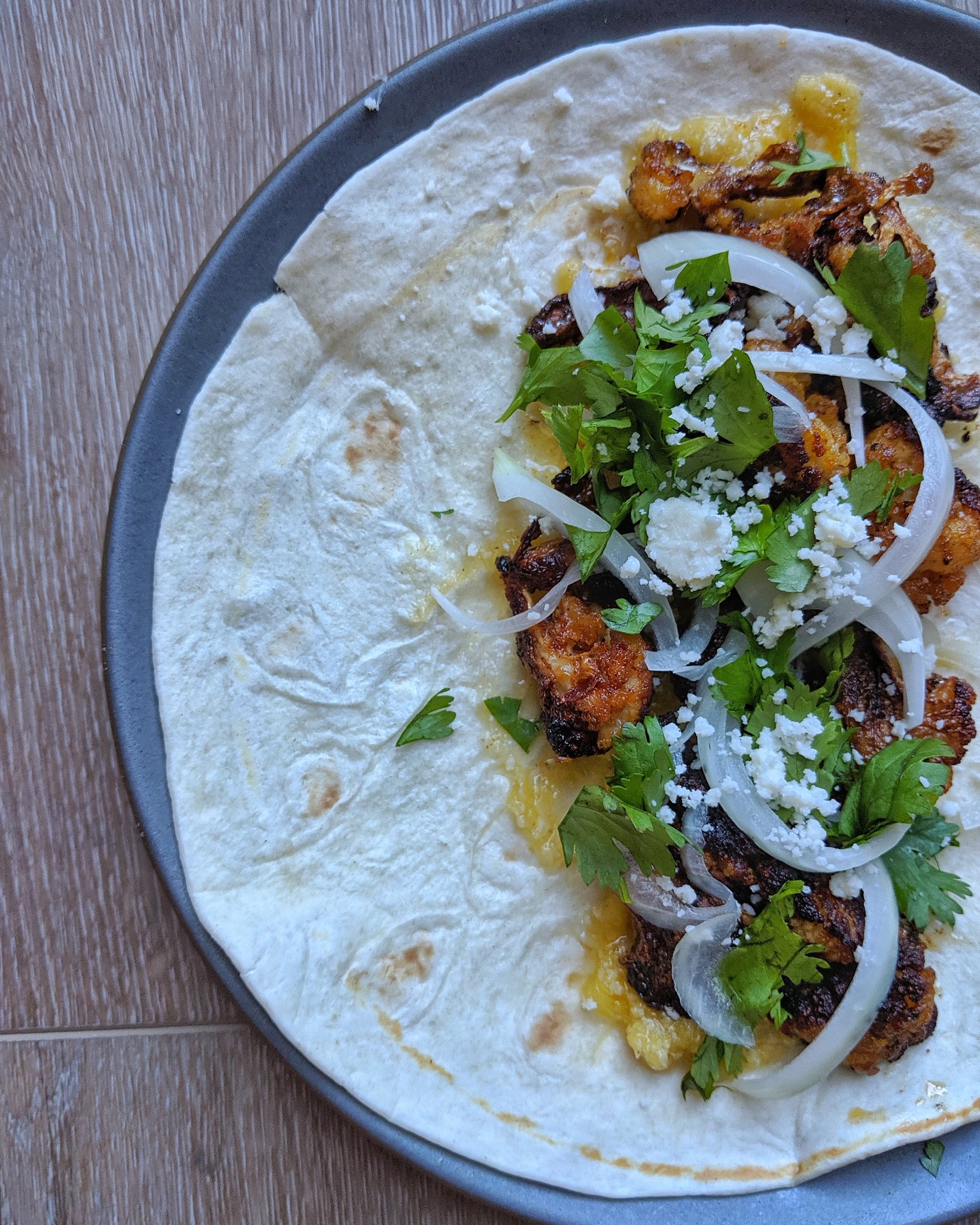[Homemade] Cauliflower Tacos Al Pastor r/food