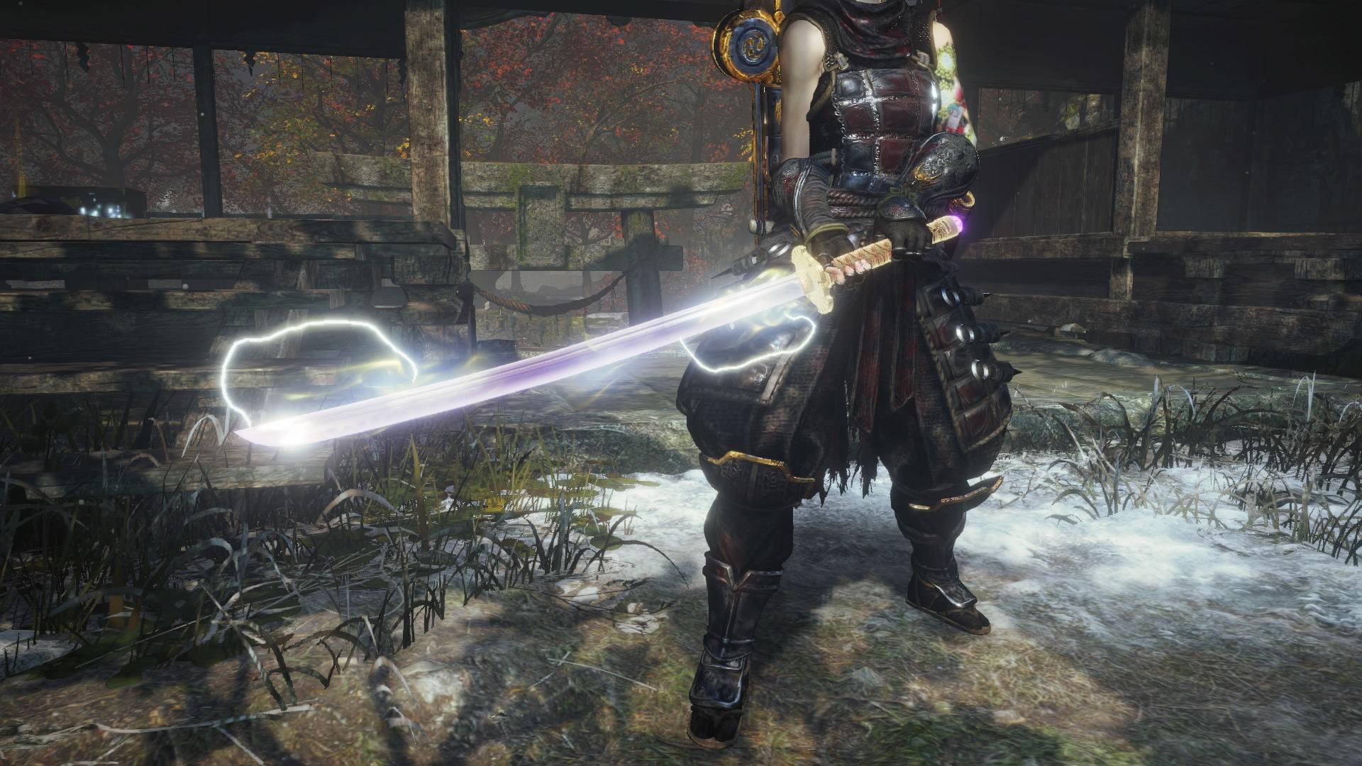 True Dragon Sword with Lightning Buff r/Nioh