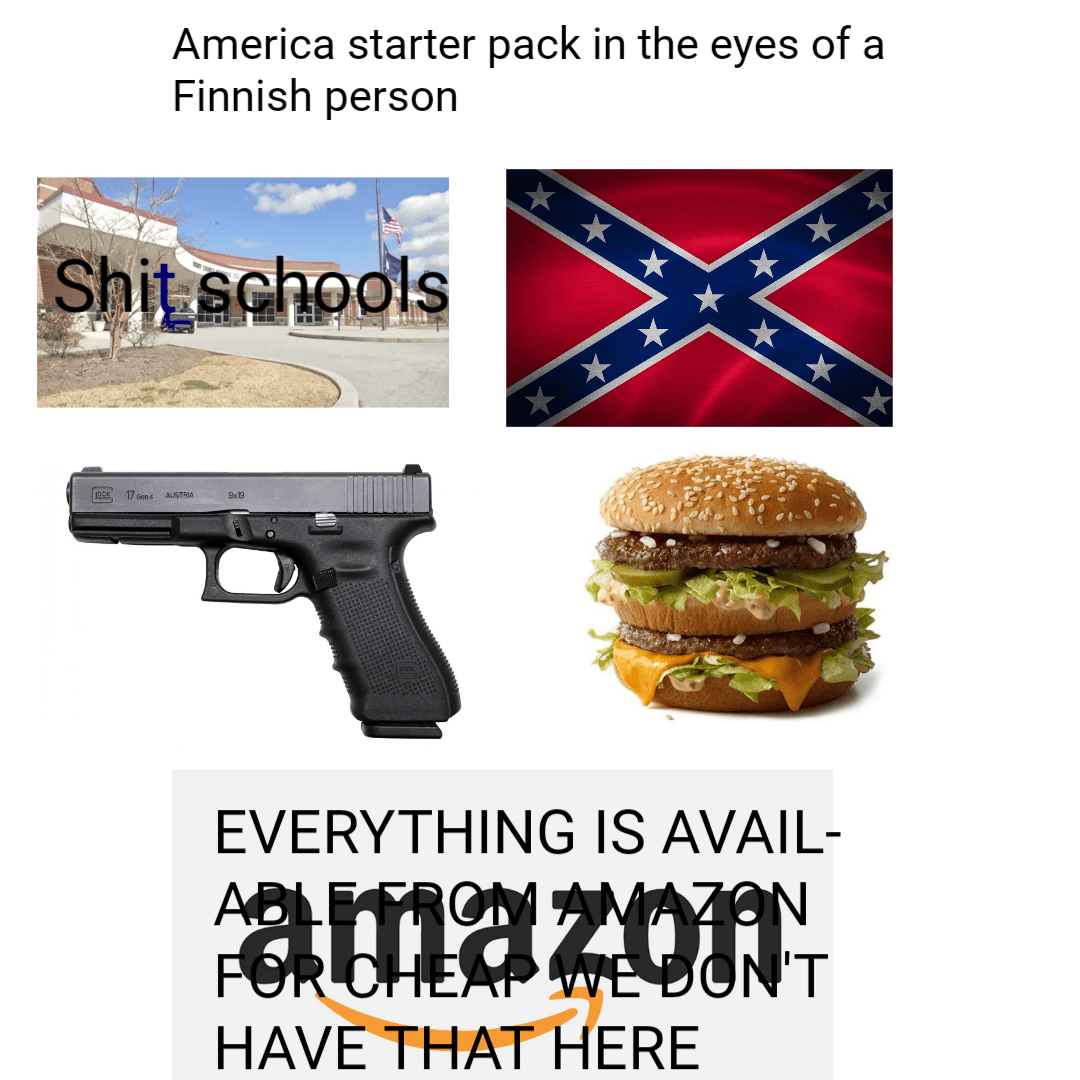 America starter pack r/starterpacks
