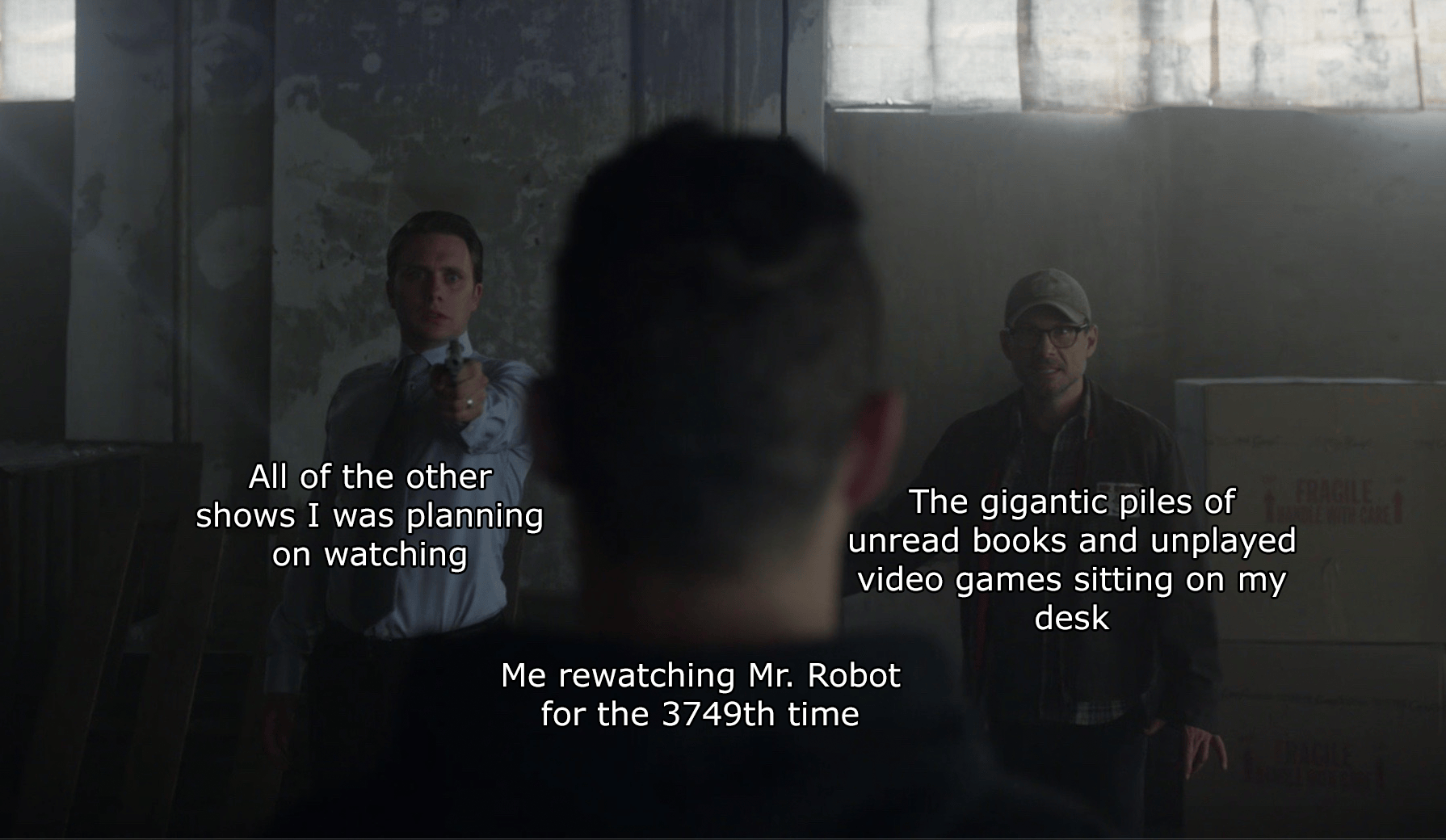 When you're not ready to let go just yet MrRobot