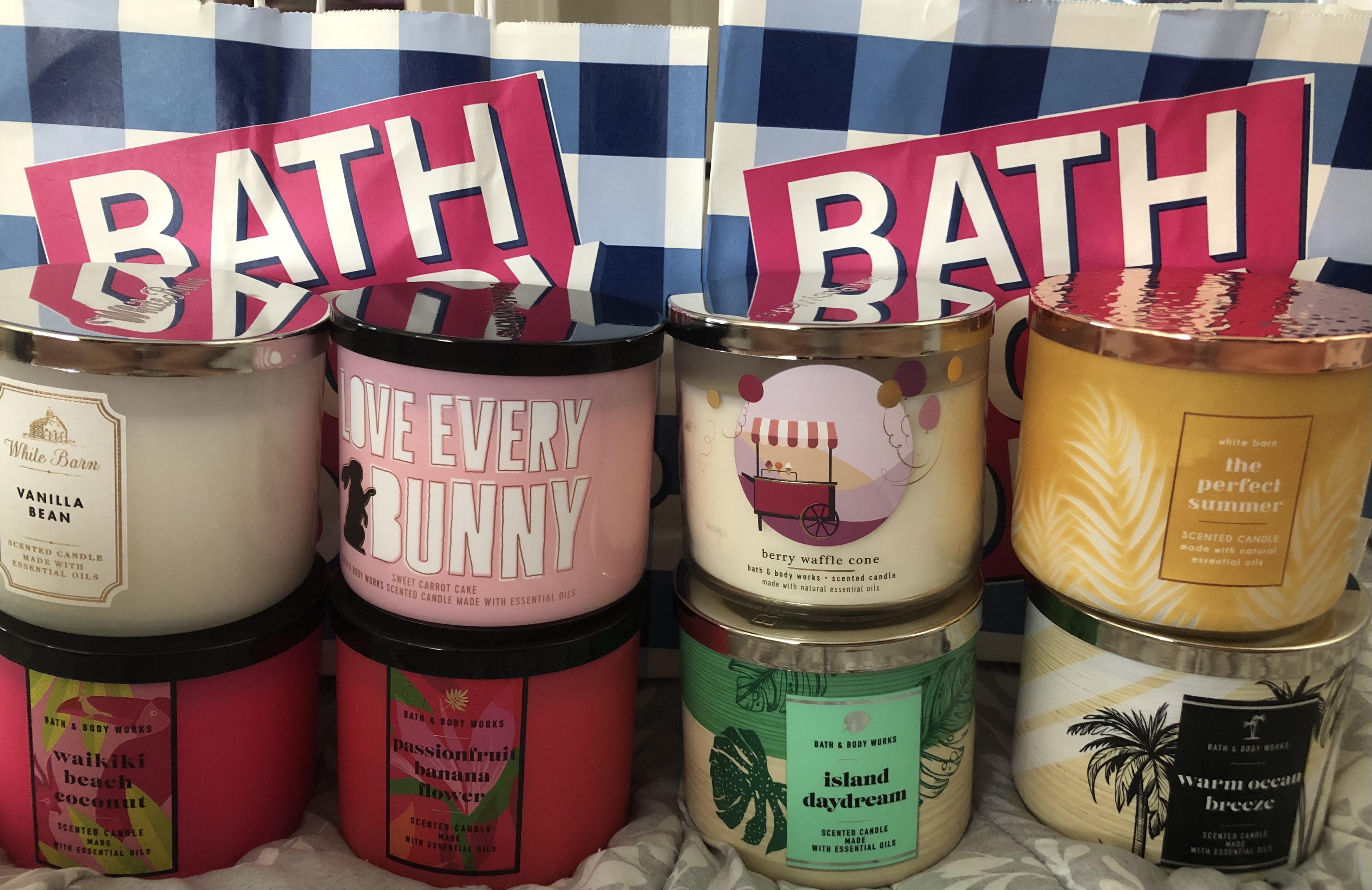 Candles from today! r/bathandbodyworks