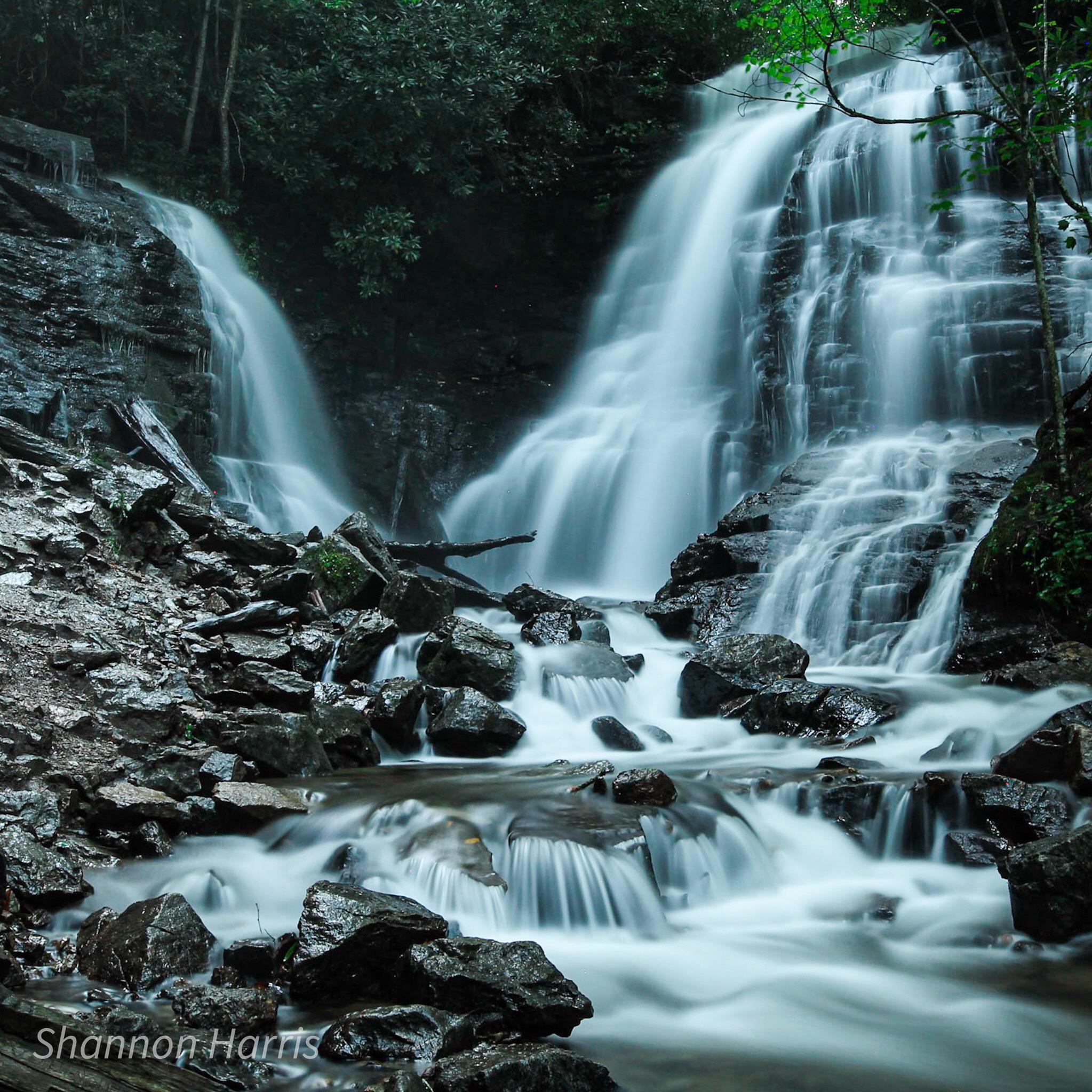 Soco Falls in Maggie Valley, NC r/Waterfalls