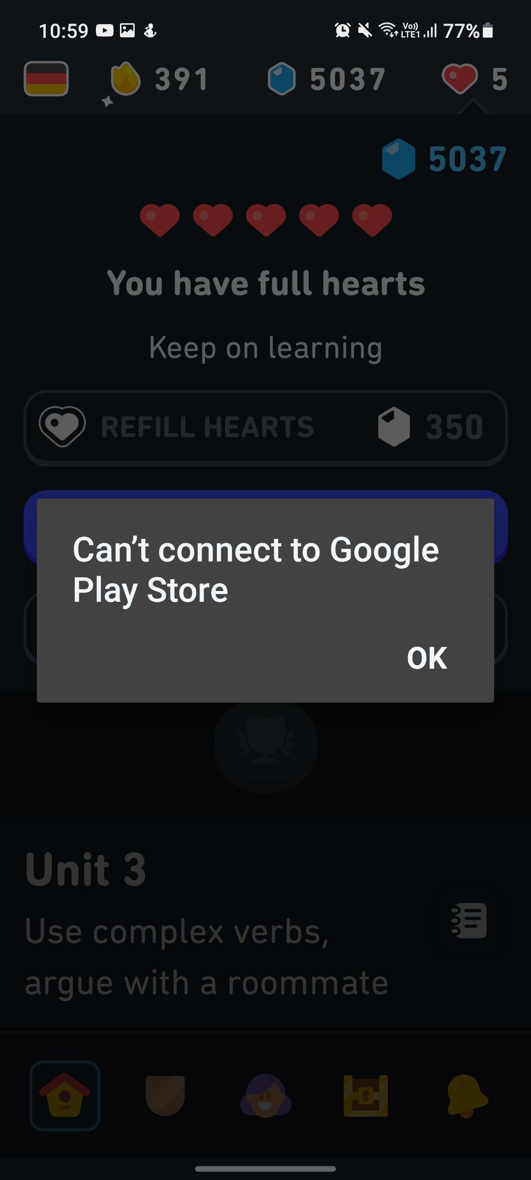 I want to subscribe to duolingo super, but every time I click the