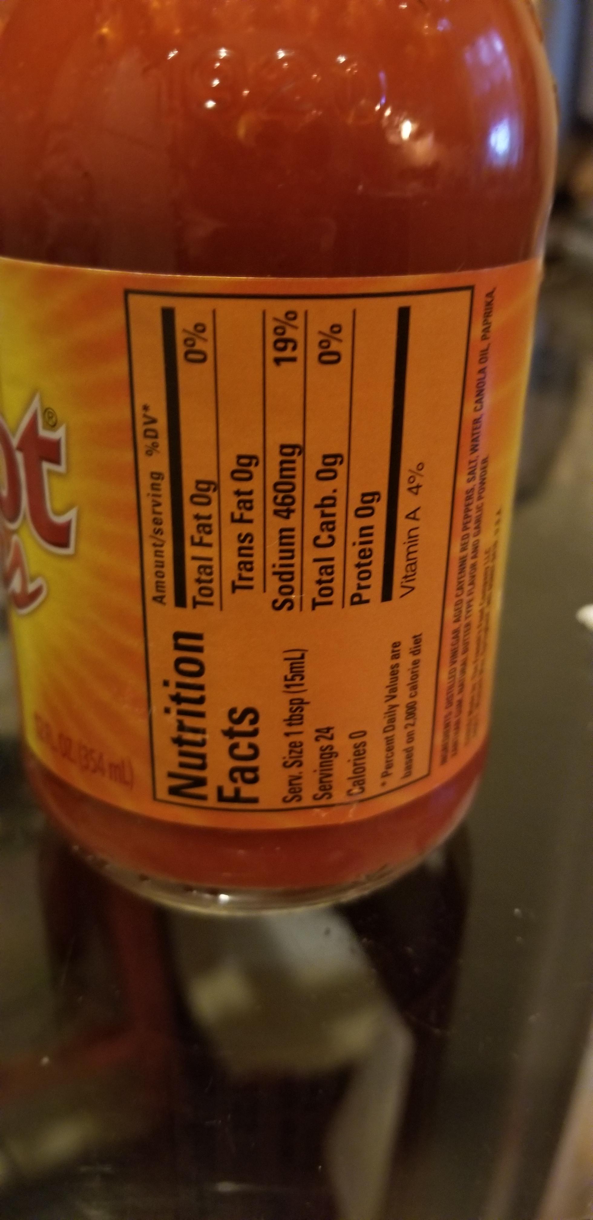 31 Hot Sauce Nutrition Label Modern Label Ideas