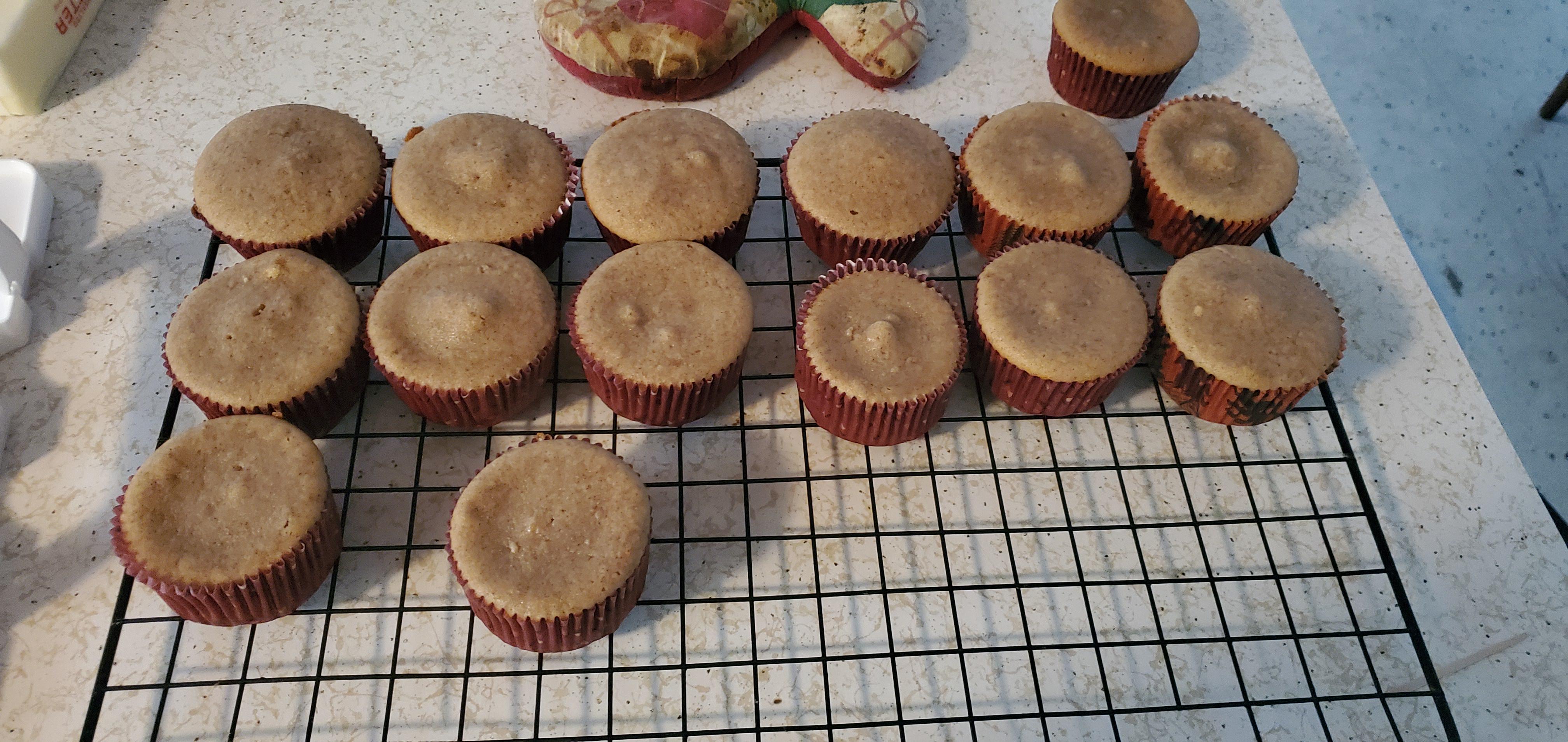 I made some cupcakes earlier and they didnt rise like they did the