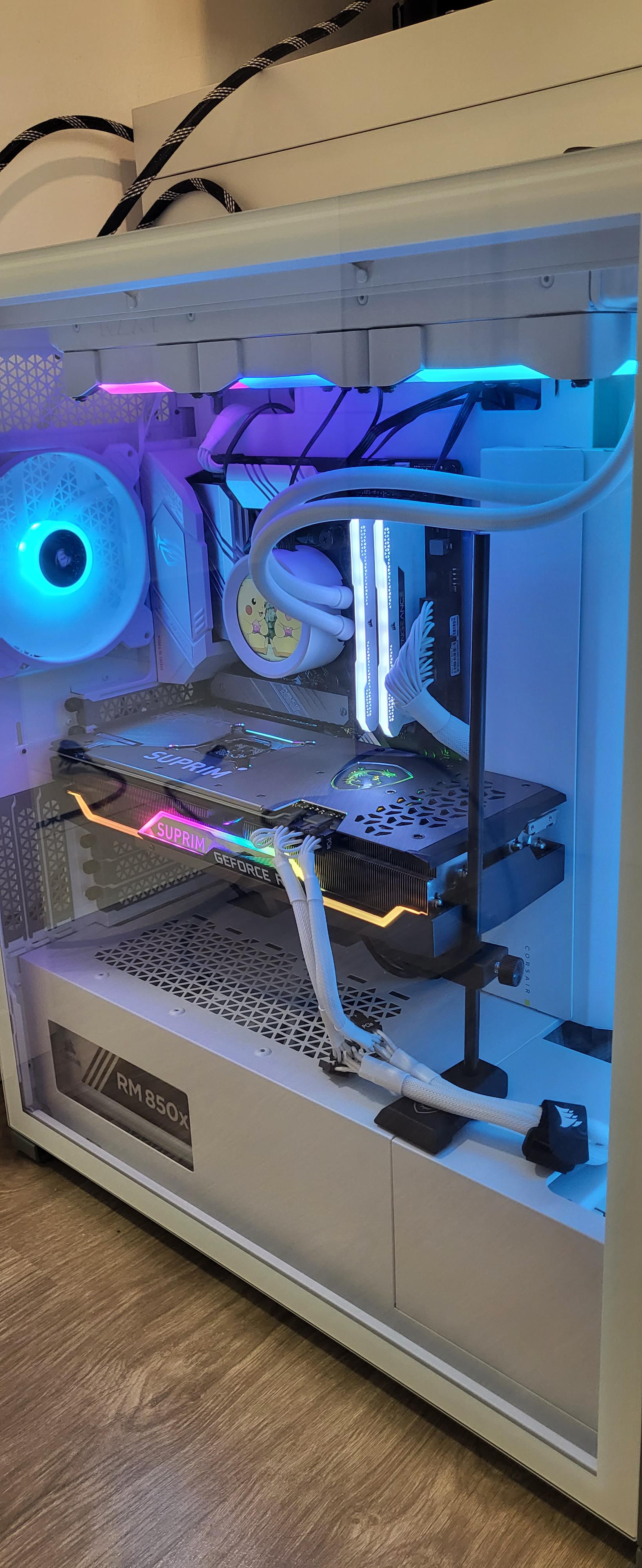 new pc build complete r/NZXT