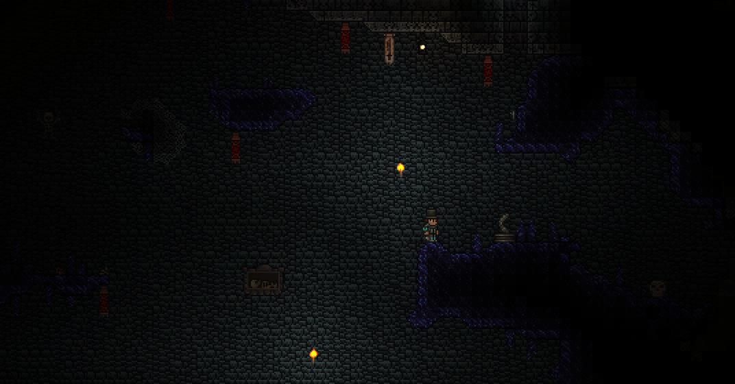 Part of my dungeon is merged with a granite biome r/Terraria