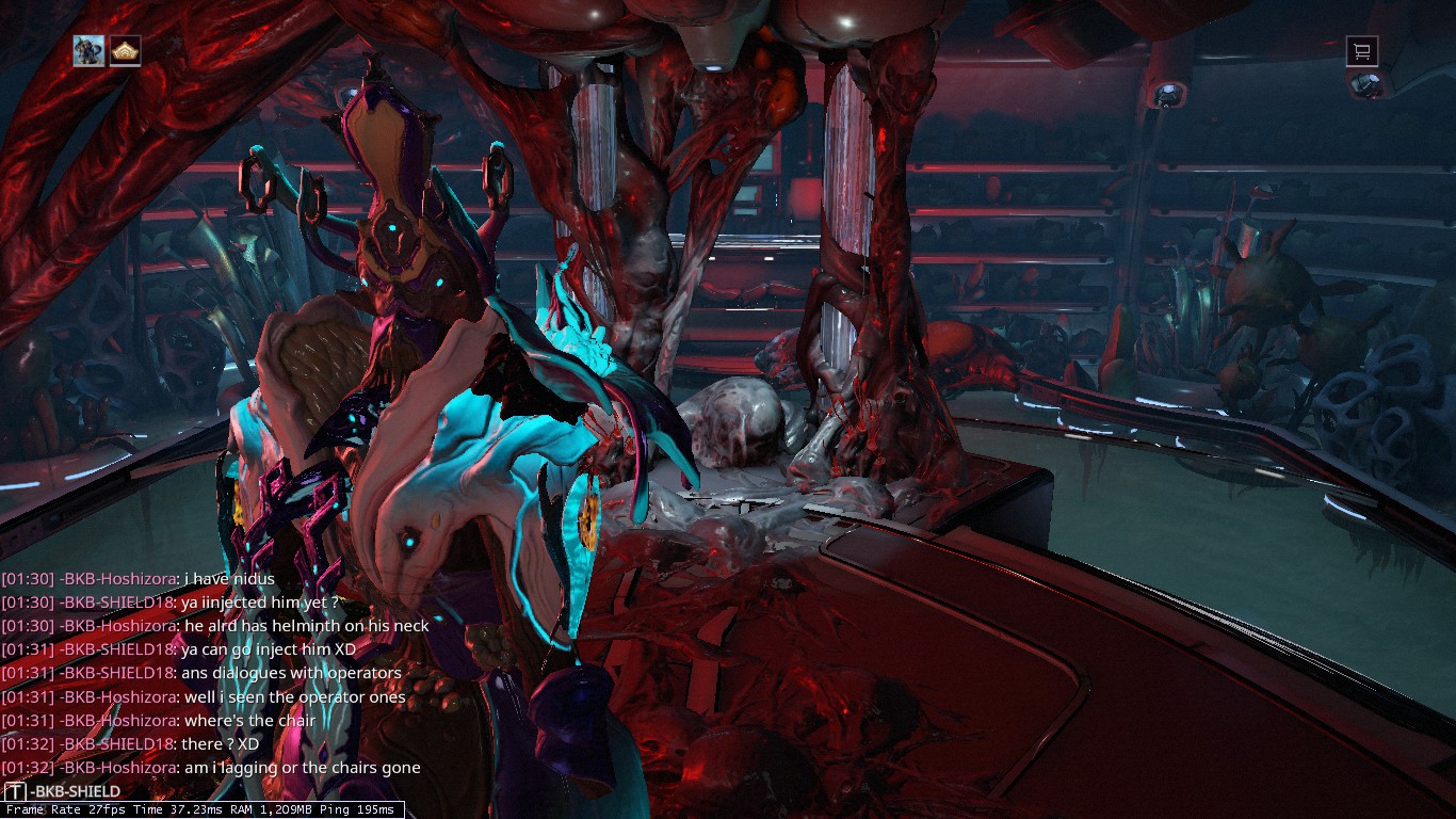 Umm.....where's the helminth chair? Warframe