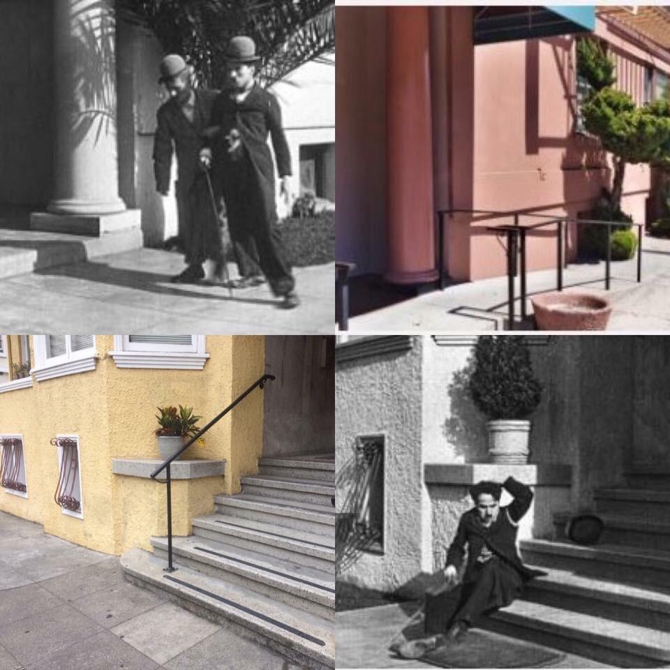 Charlie Chaplin Then And Now