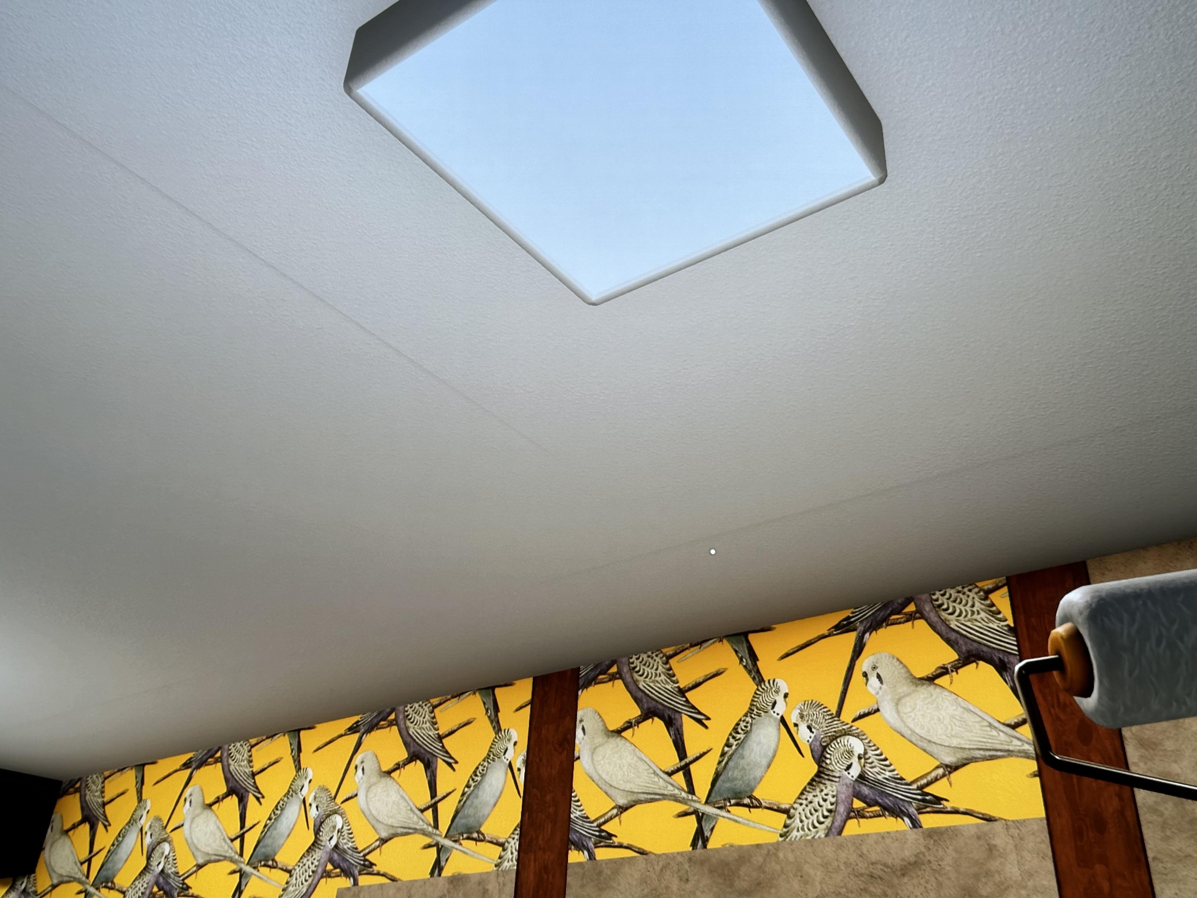 Streaks when painting ceiling. r/HouseFlipper