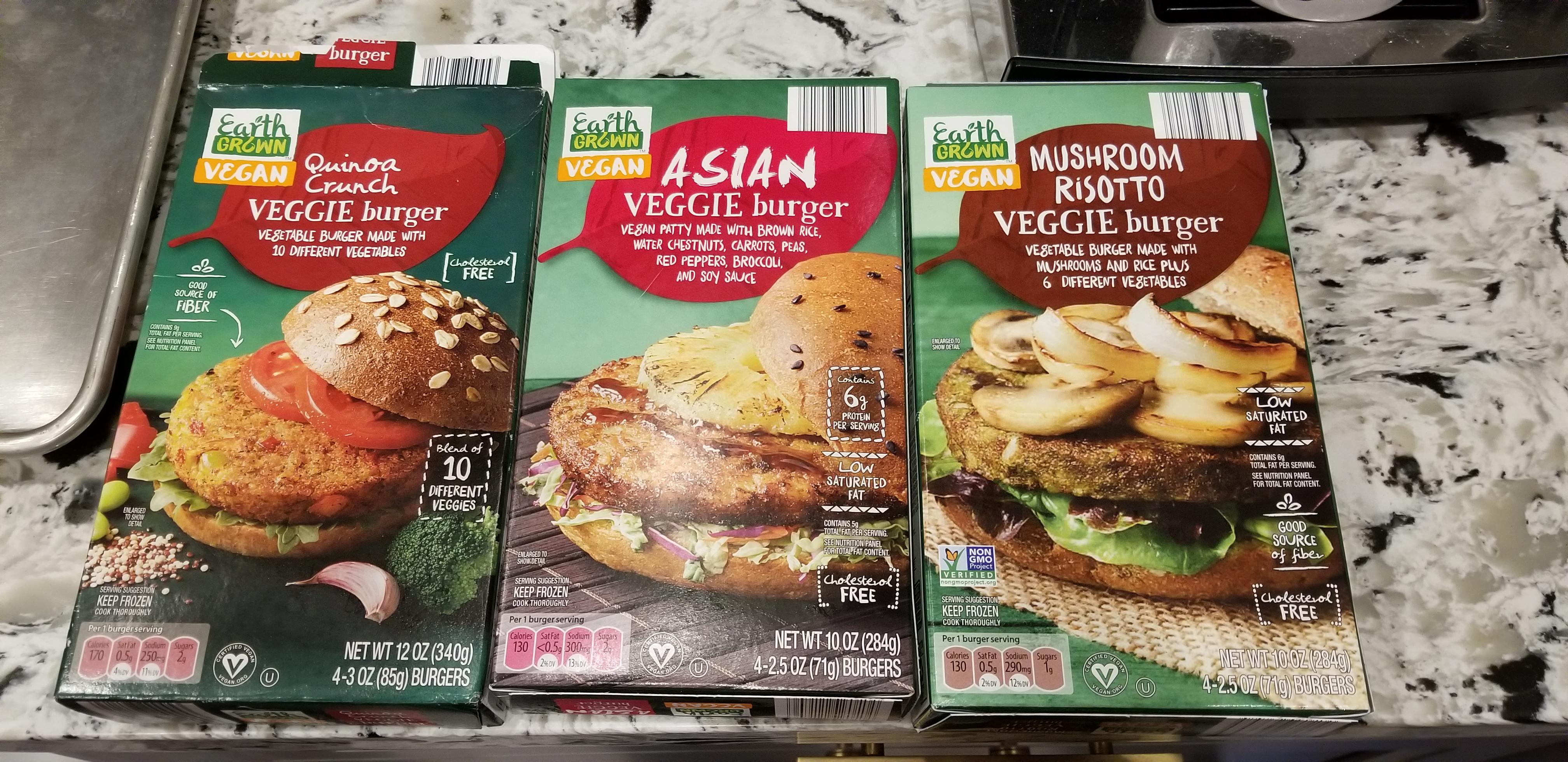 My sister and I are having a of veggie burgers. r/aldi